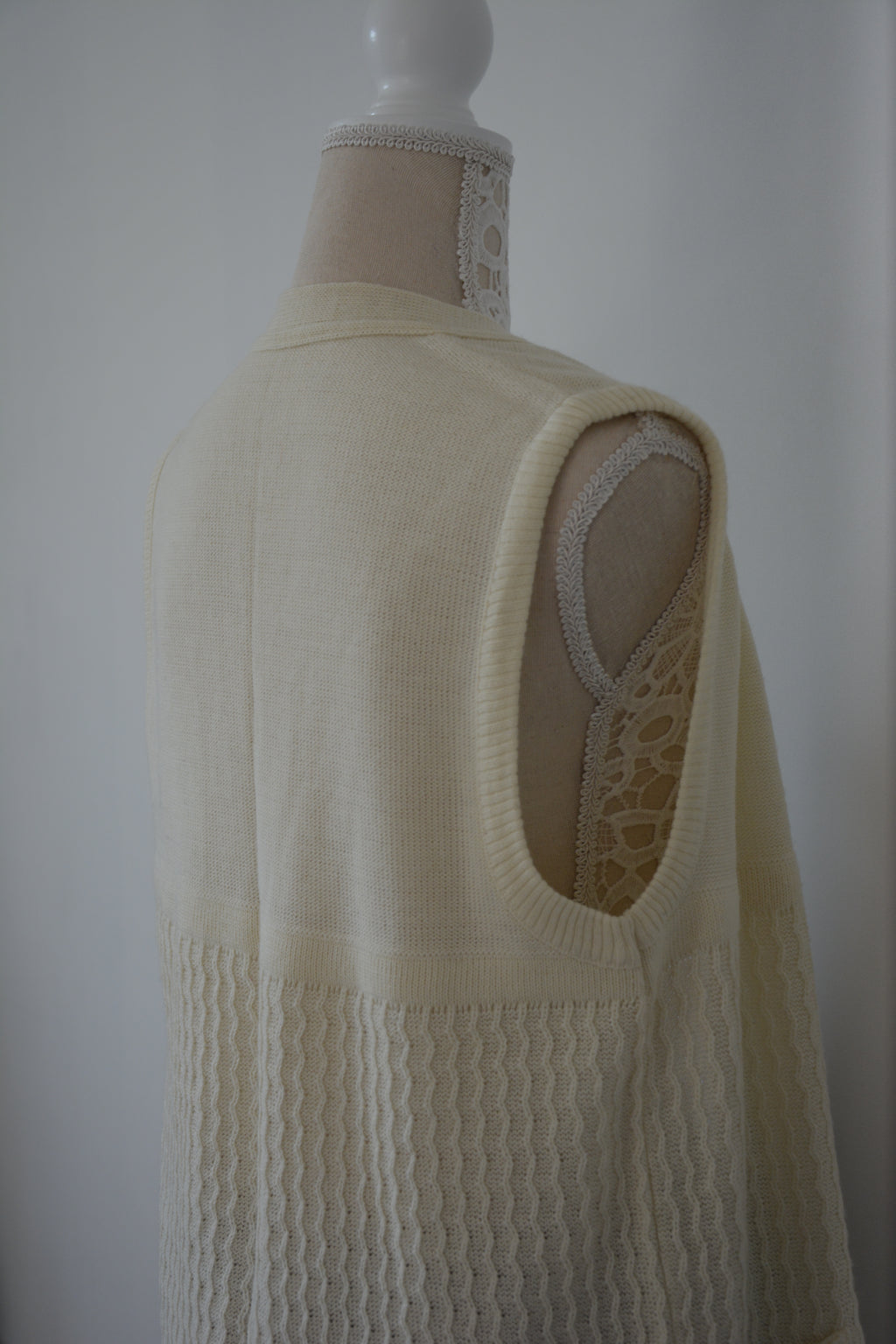 Cardigan mailles écrues