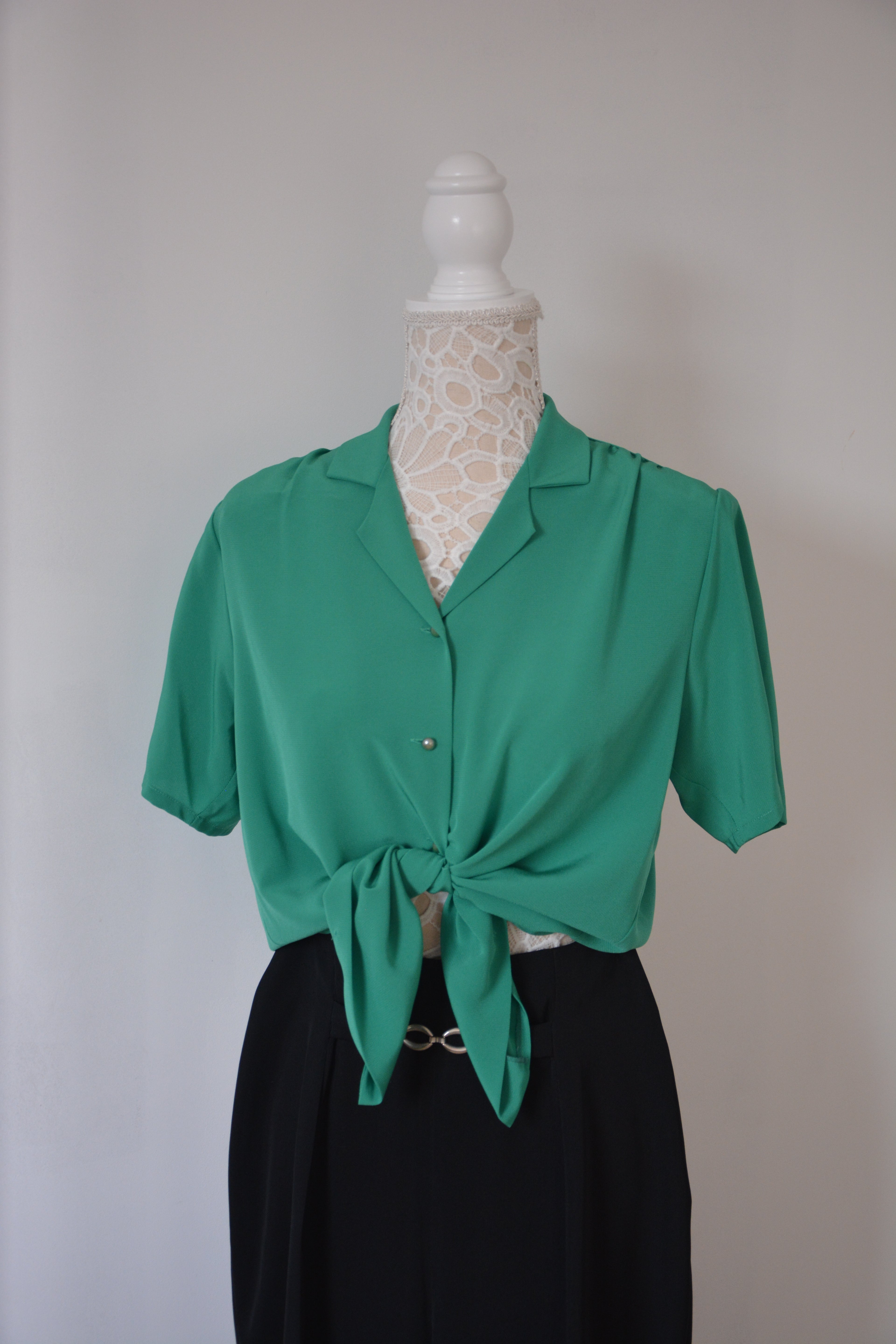 Chemise verte - Fabriquée en France