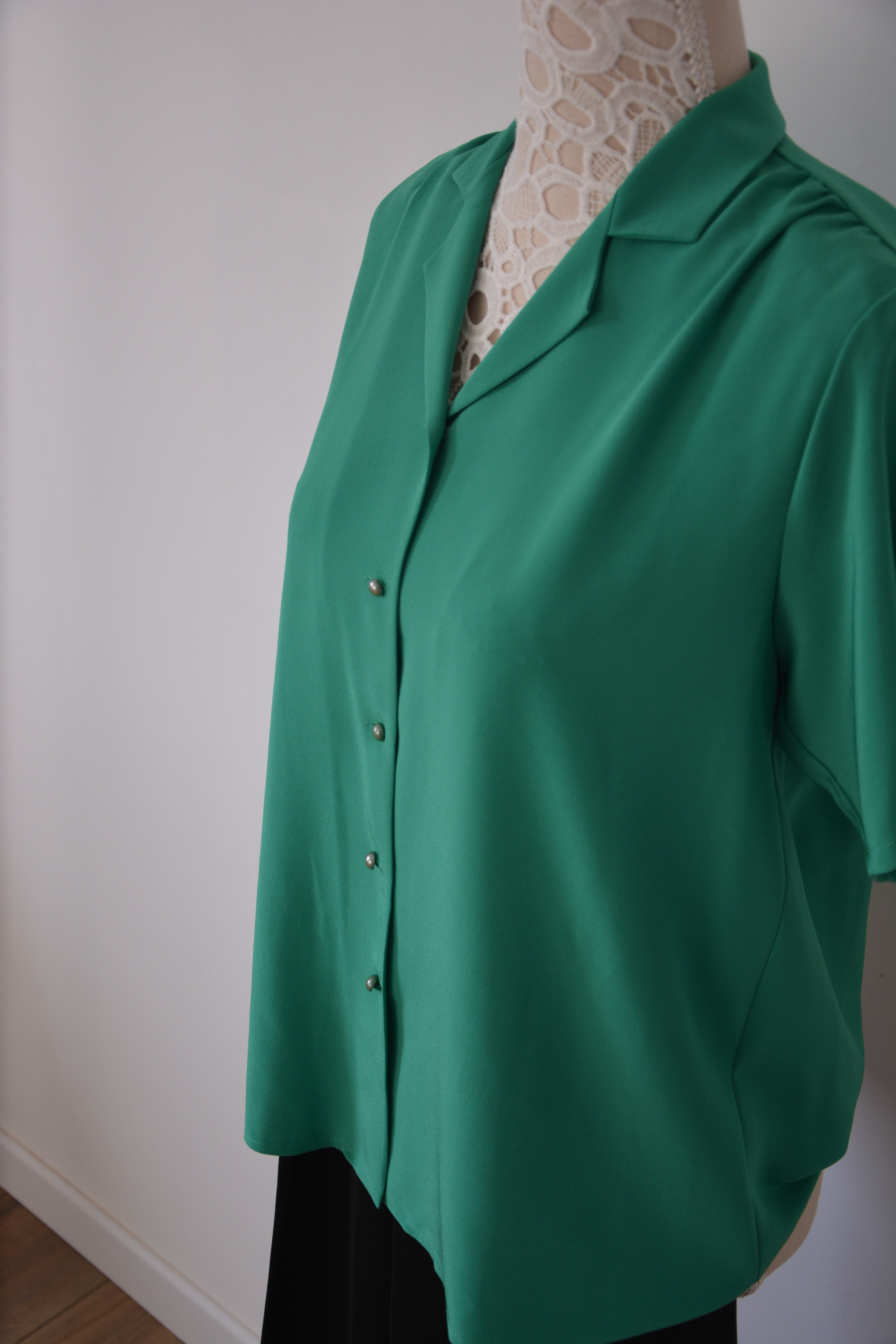 Chemise verte - Fabriquée en France