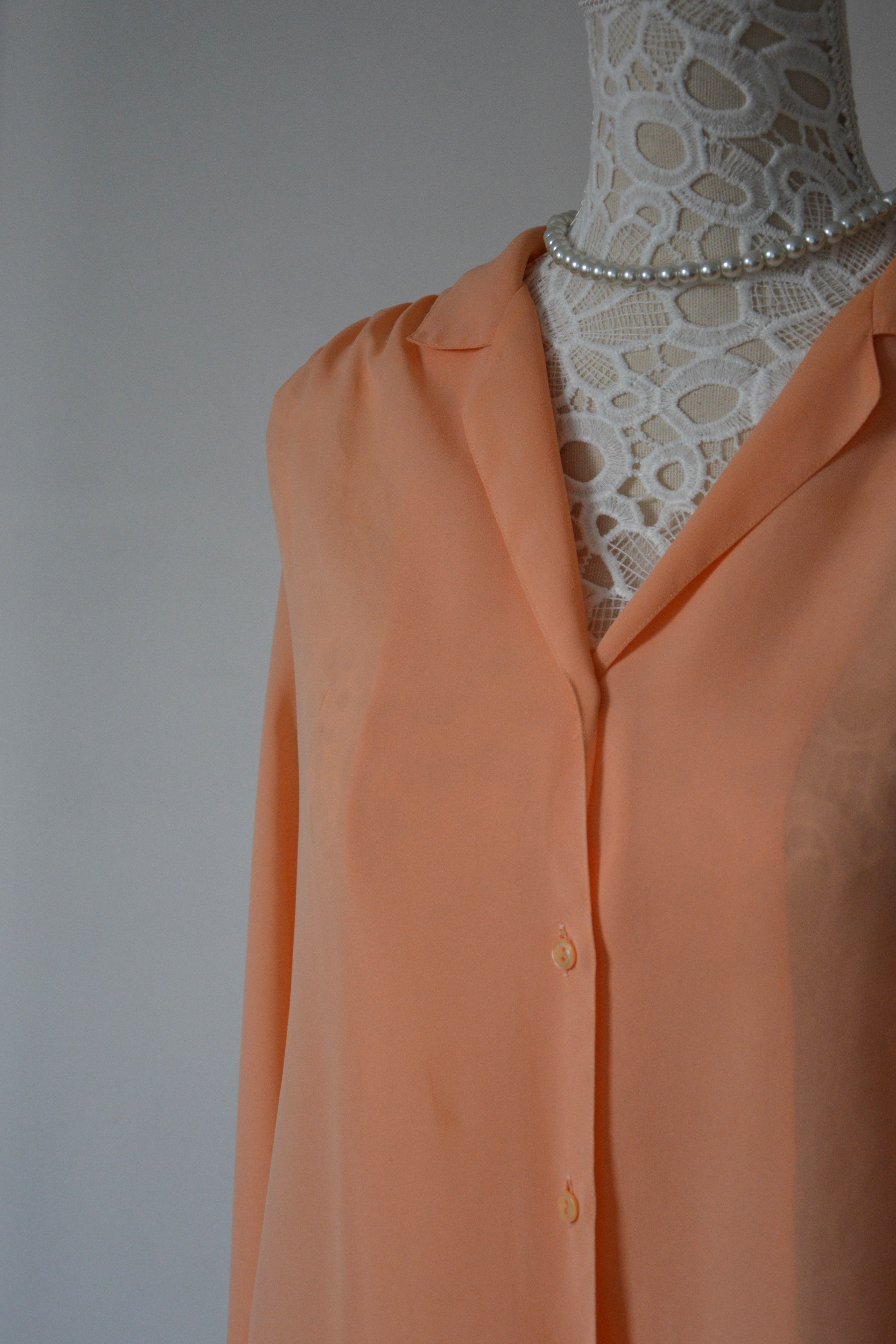 Chemise fluide corail - Fabriquée en France