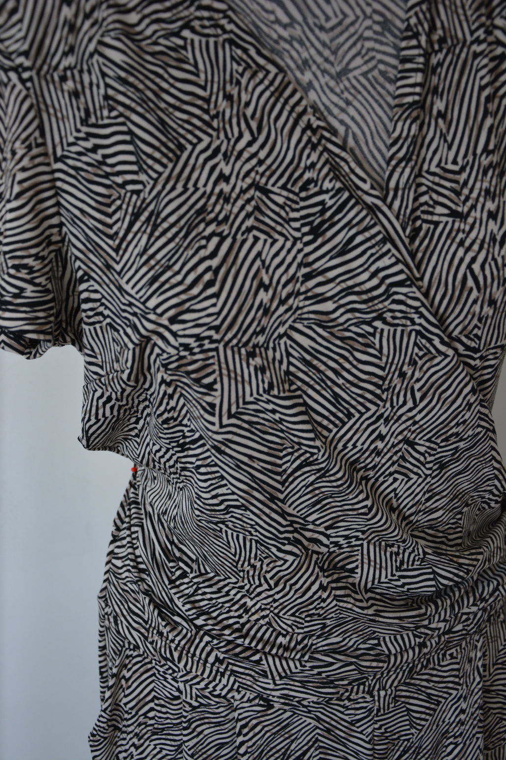 Combinaison marron à imprimé