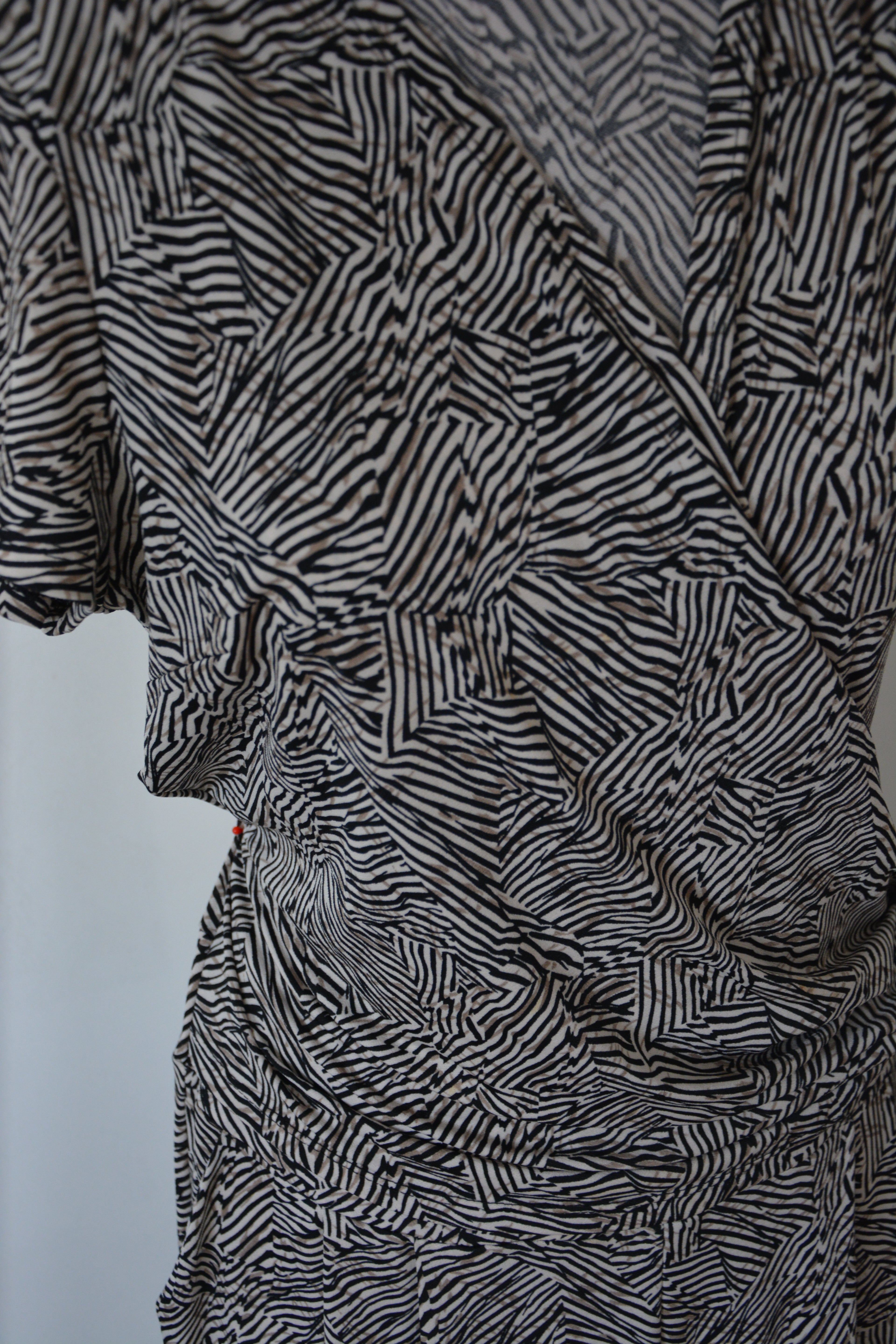 Combinaison marron à imprimé