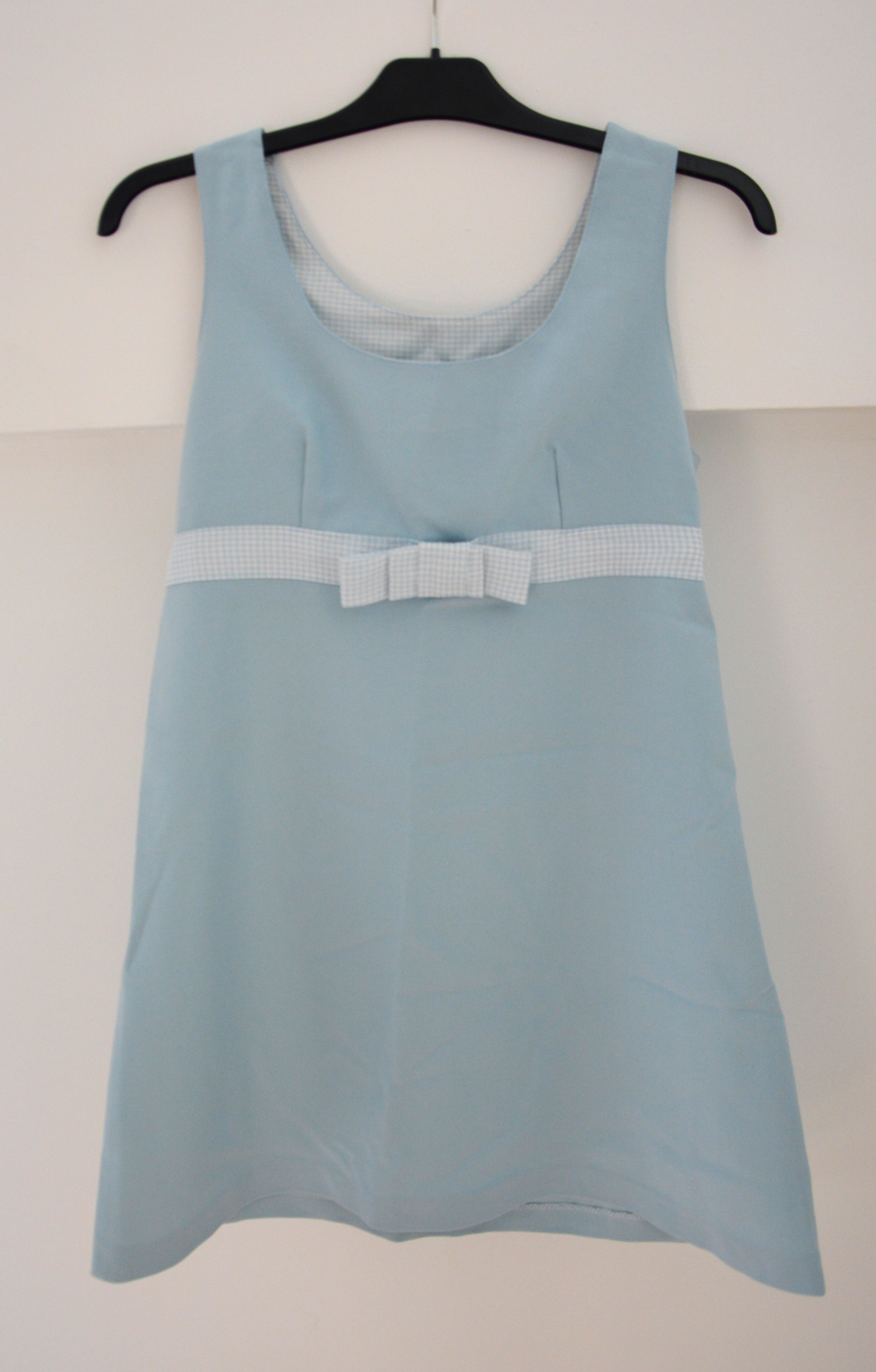 Robe bleue babydoll vintage