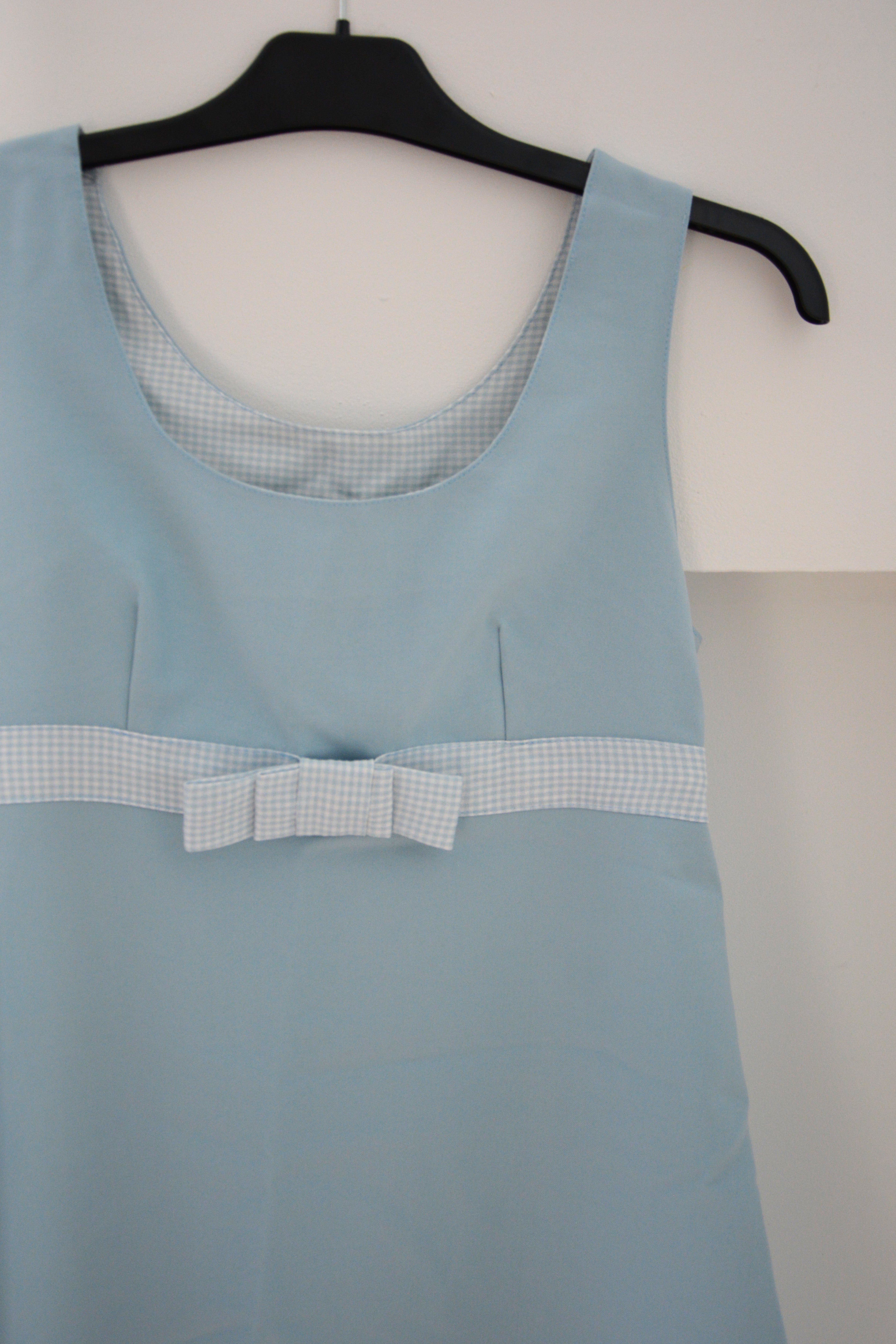Robe bleue babydoll vintage