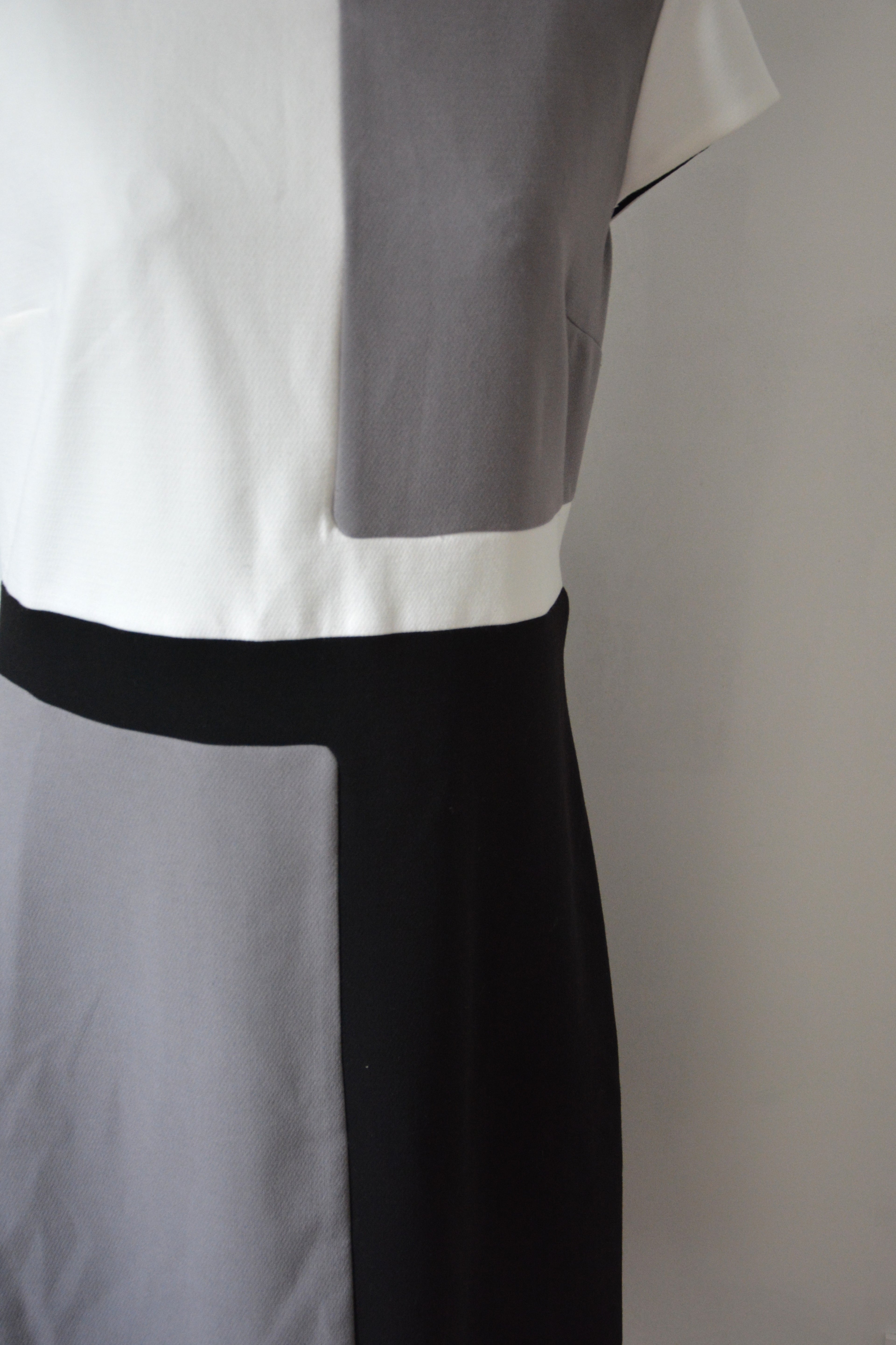 Robe droite à motif retro