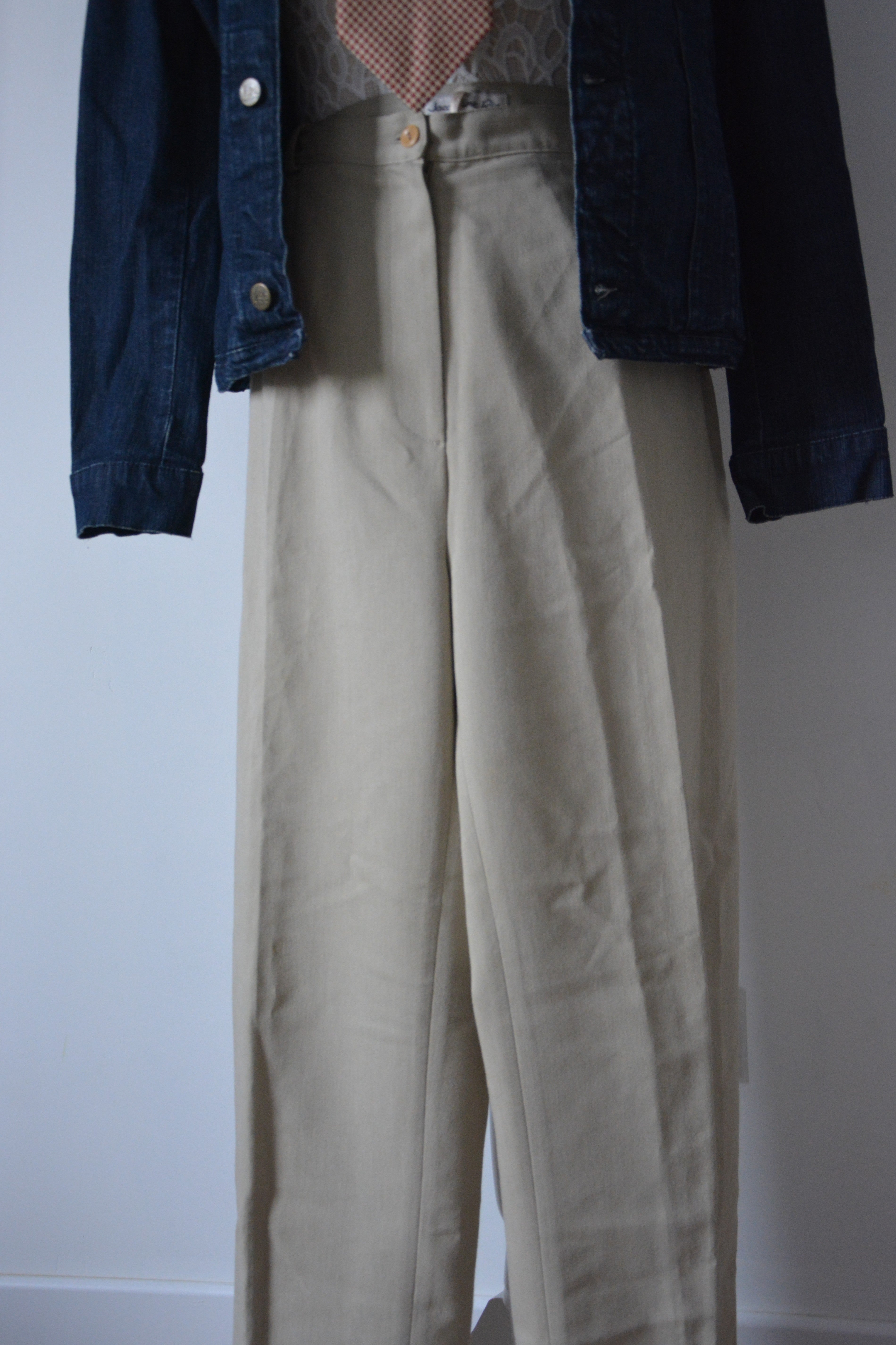 Pantalon beige loose