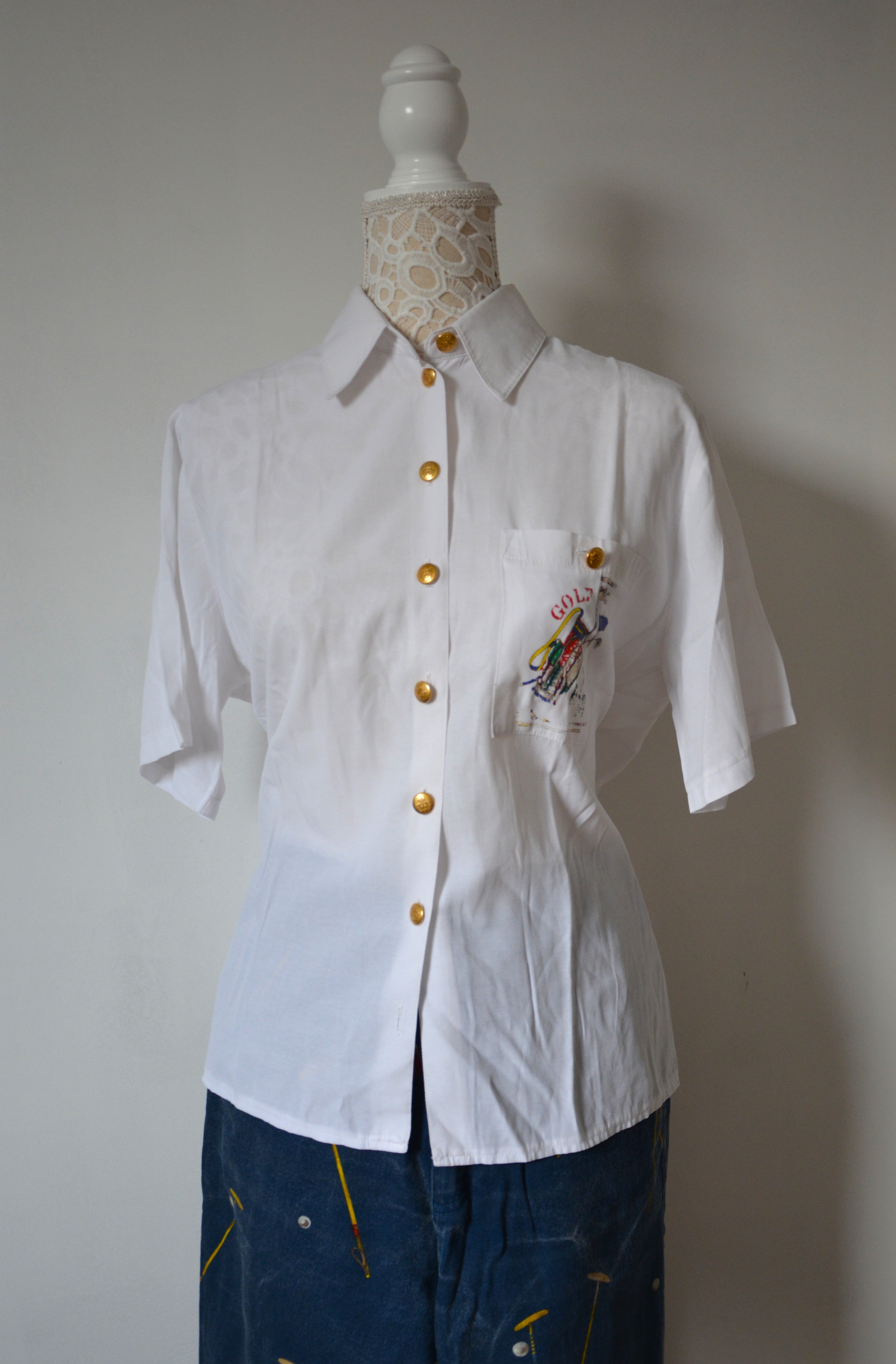 Chemise chic à imprimé Golf