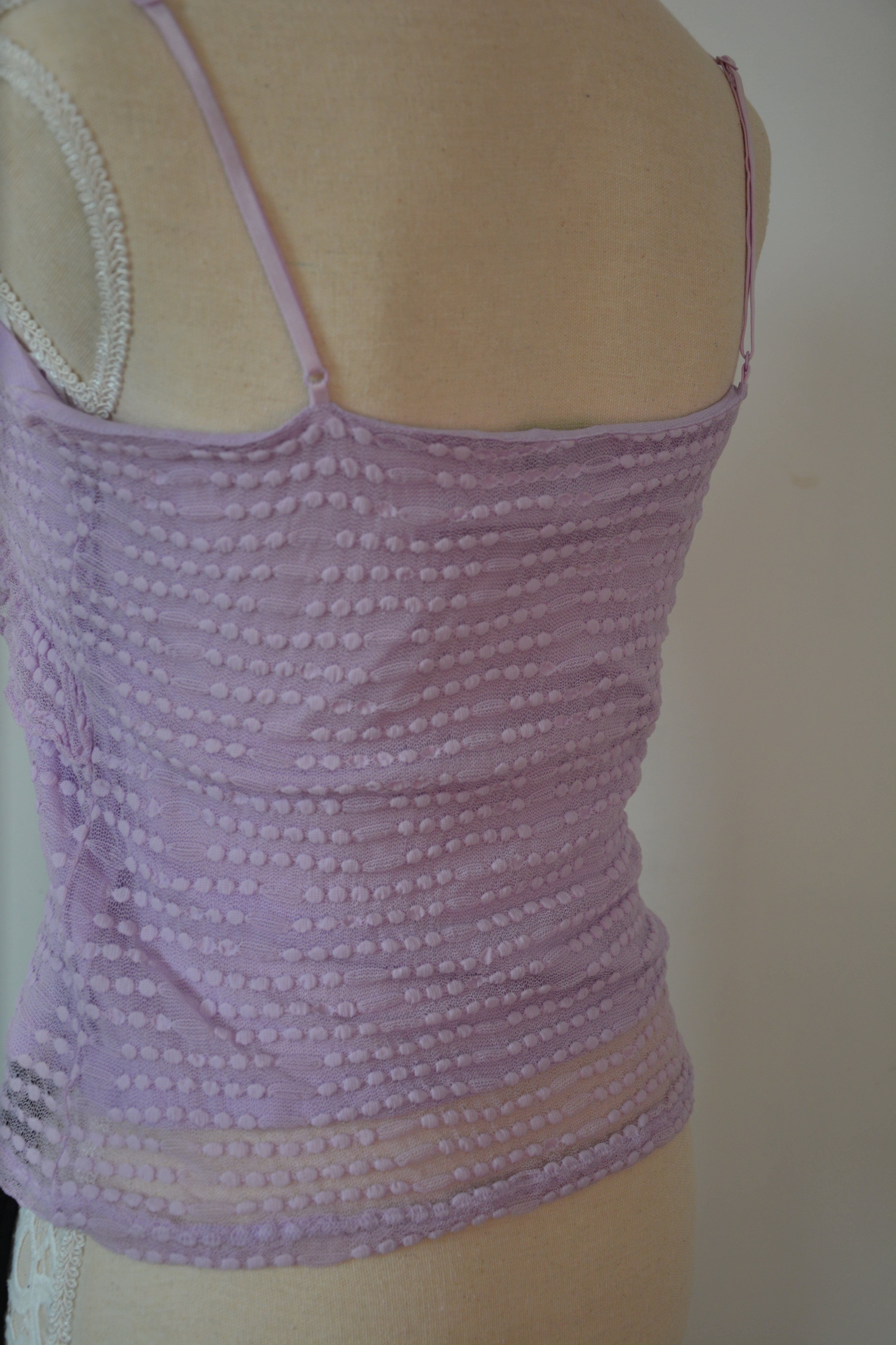 Top à bretelles en mesh