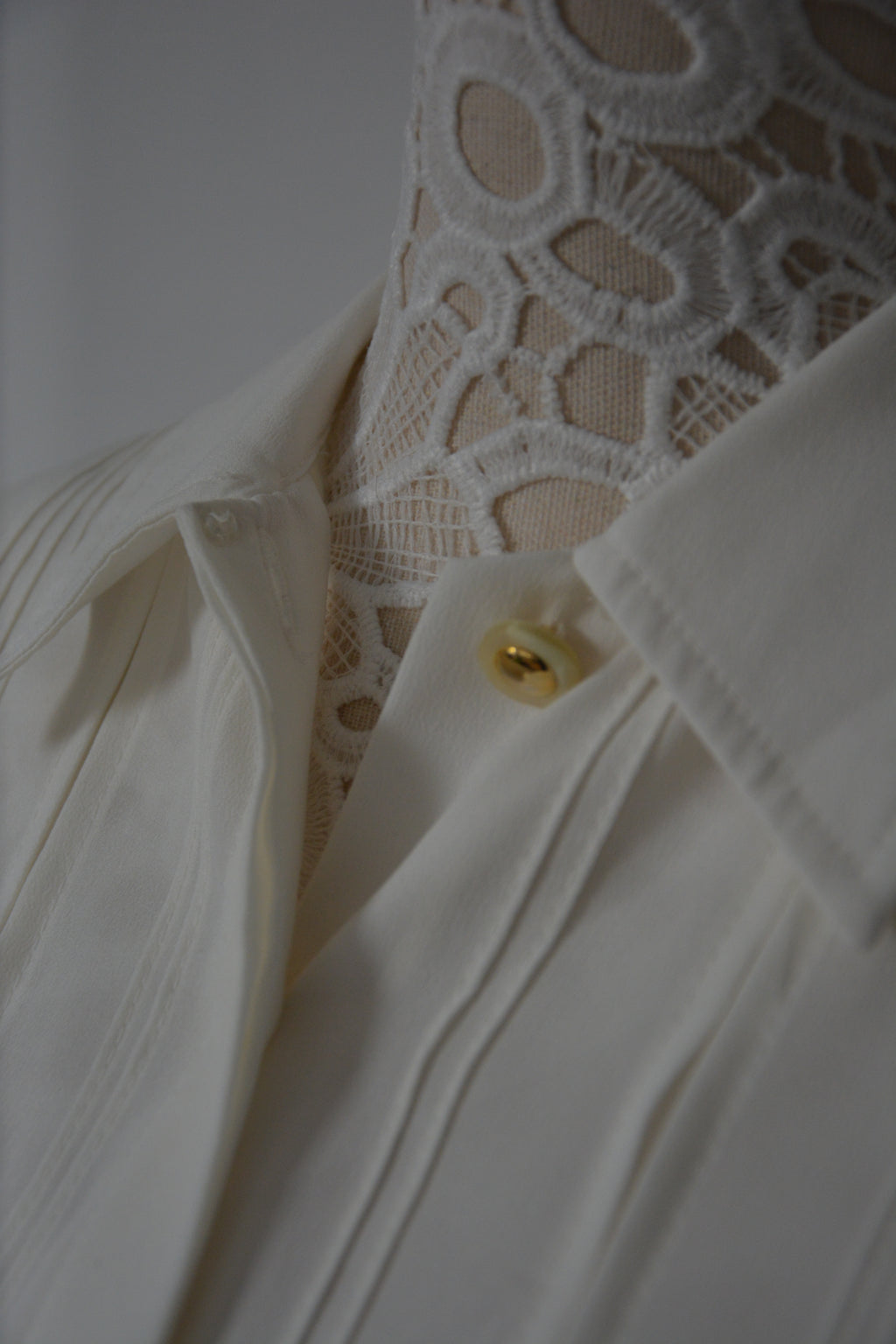 Chemise fluide blanche - Fabriquée au Royaume-Uni