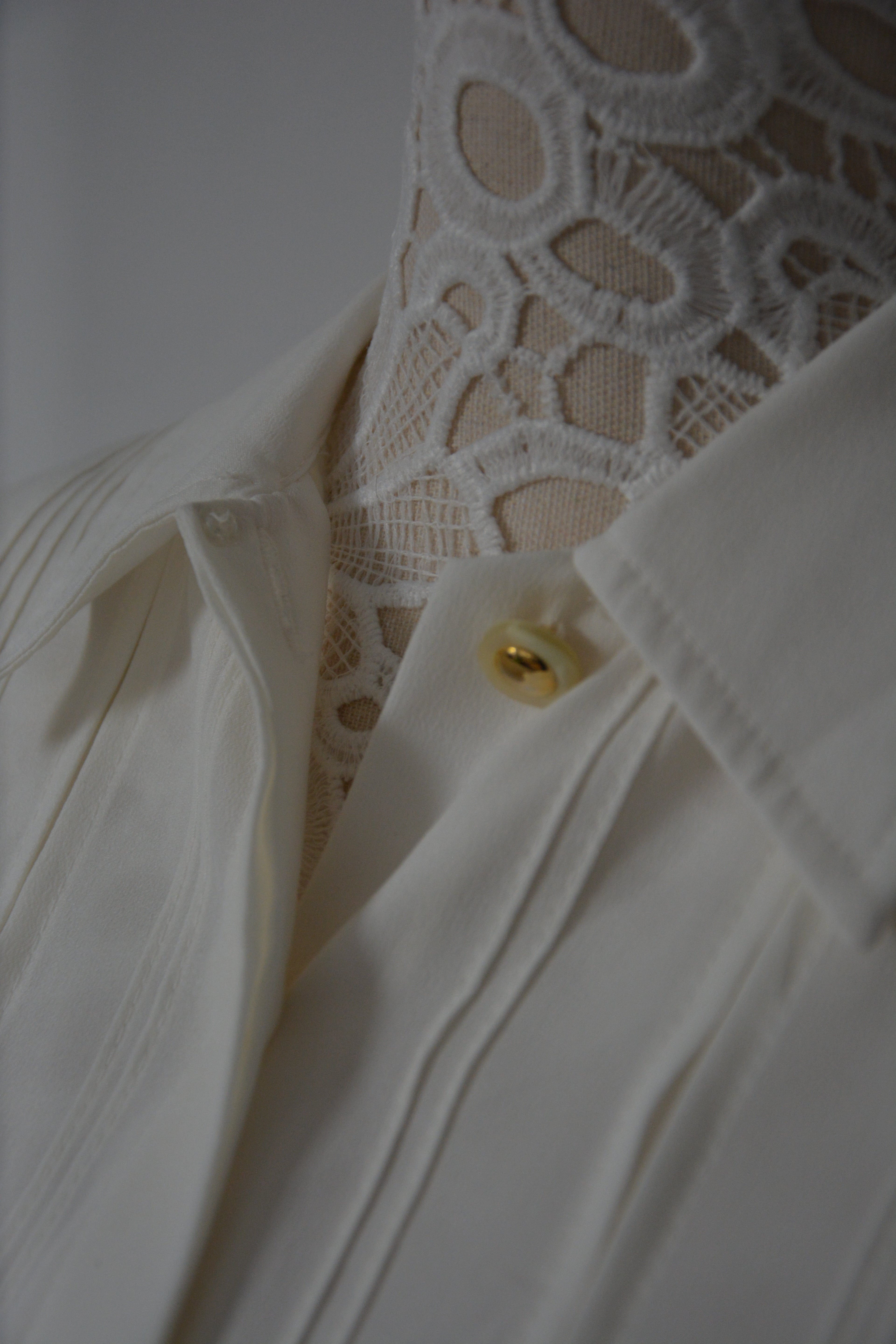 Chemise fluide blanche - Fabriquée au Royaume-Uni