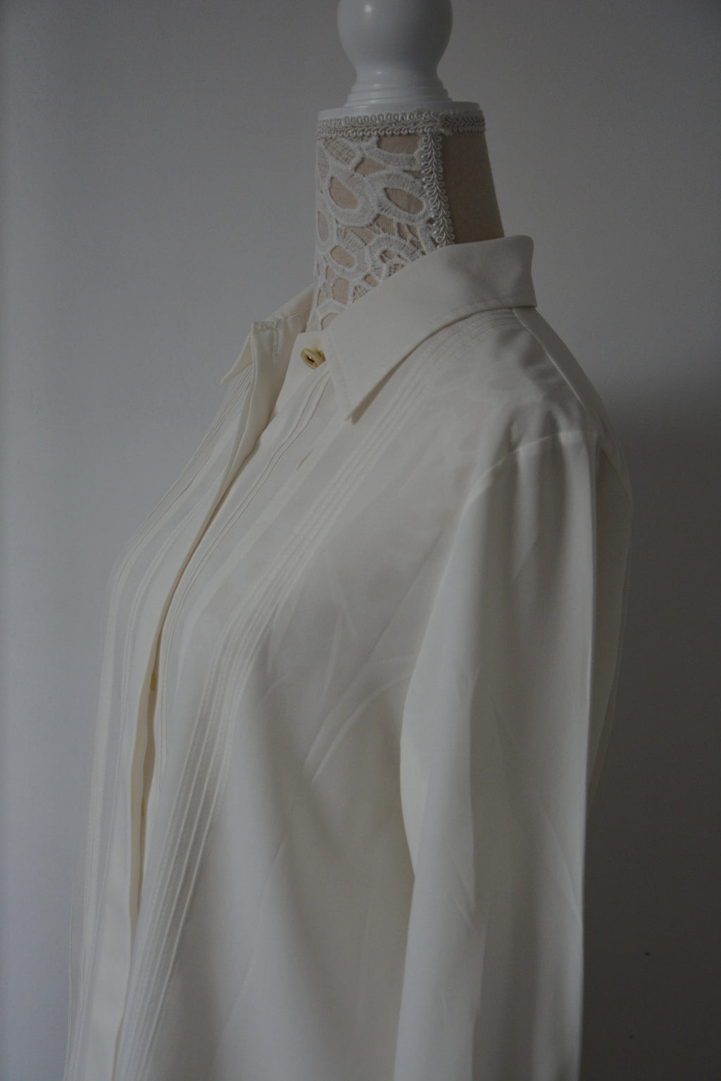 Chemise fluide blanche - Fabriquée au Royaume-Uni