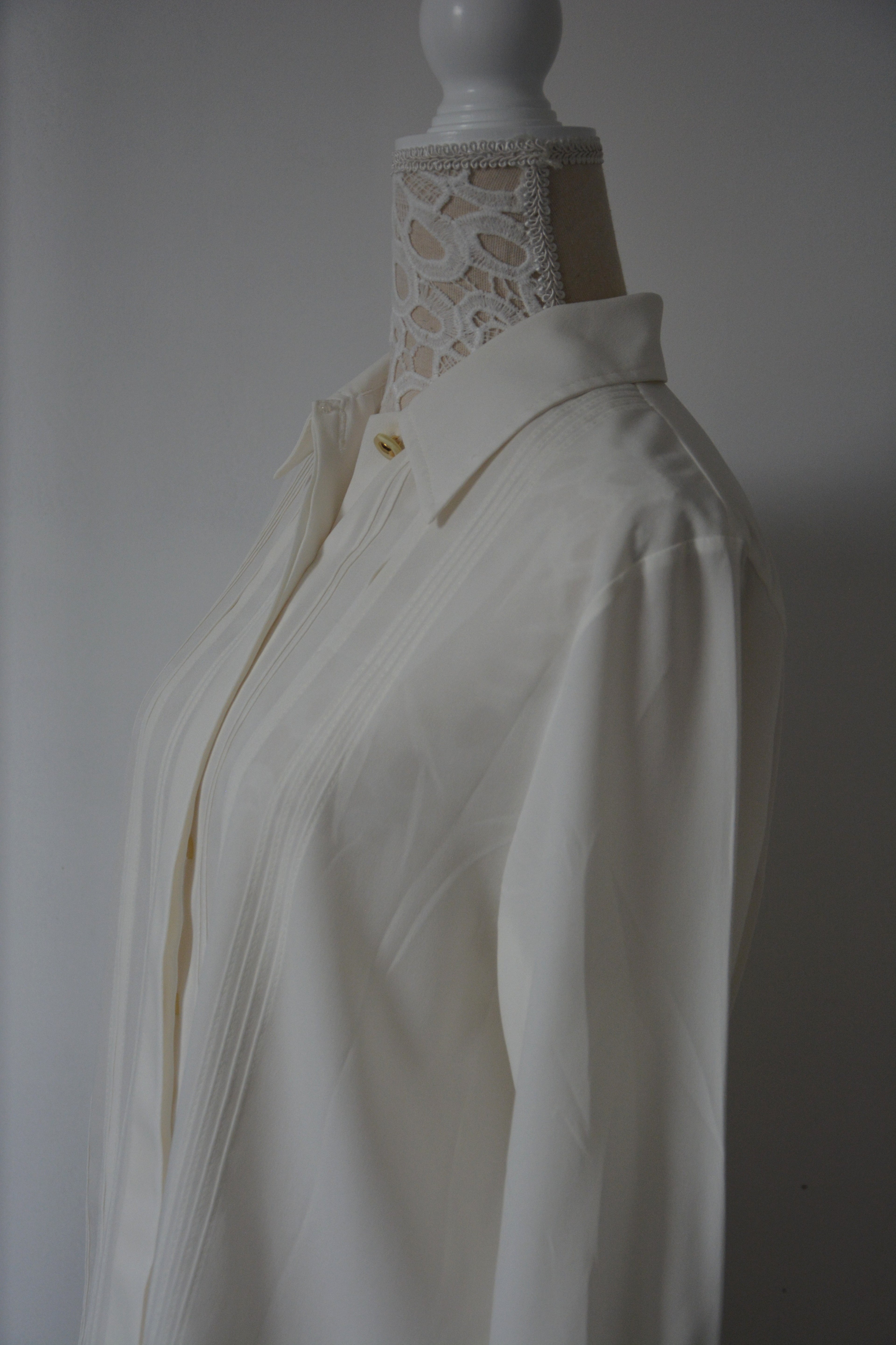 Chemise fluide blanche - Fabriquée au Royaume-Uni