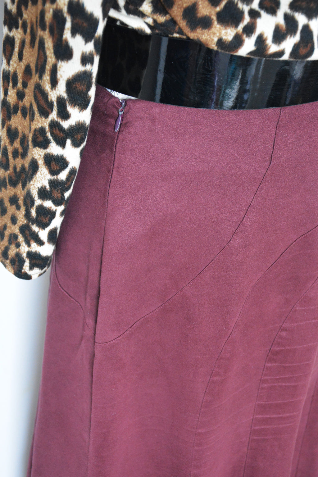 Jupe longue bordeaux