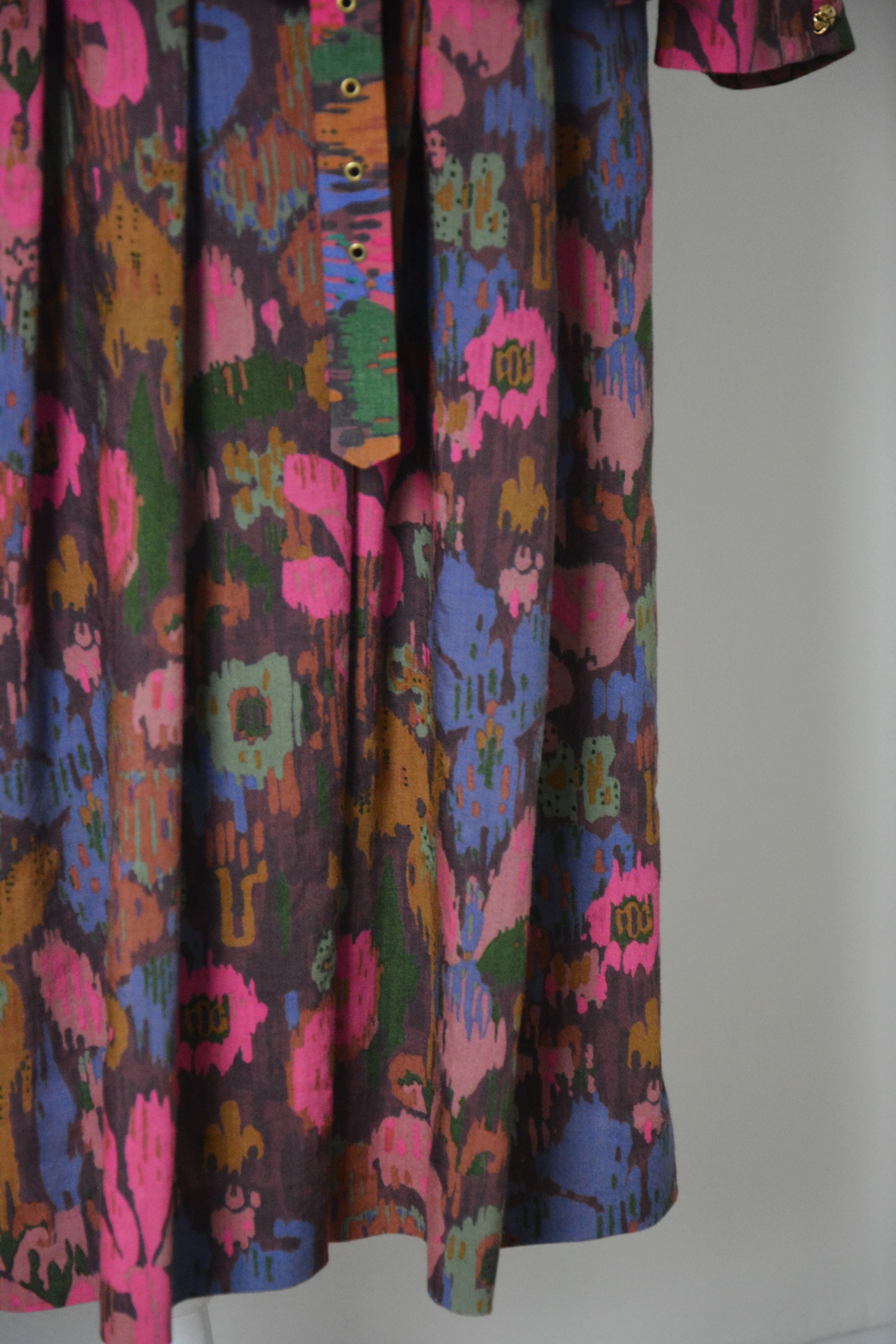 Robe tailleur à imprimé floral - Fabriquée en France