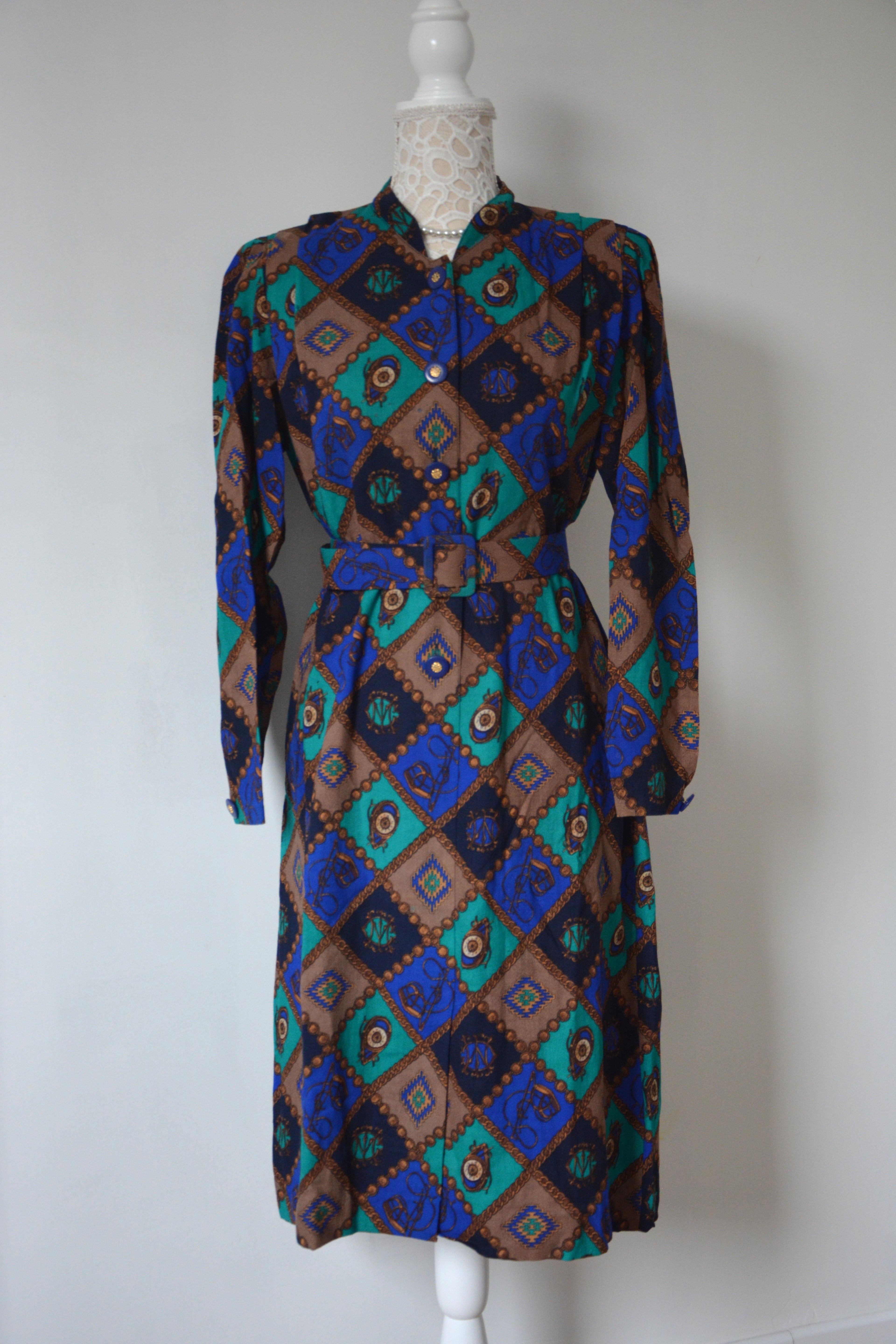 Robe à imprimé vintage | création française