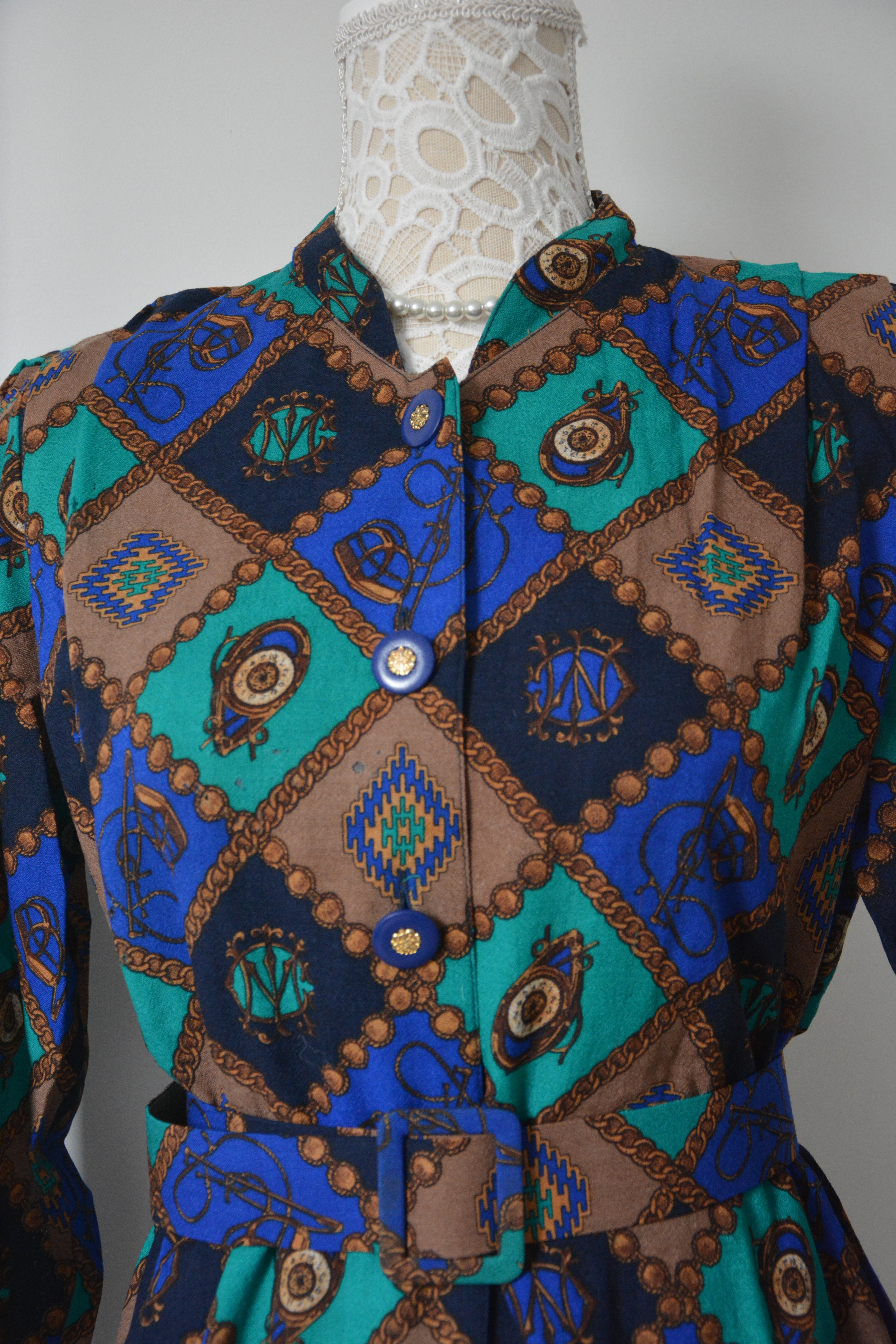 Robe à imprimé vintage | création française