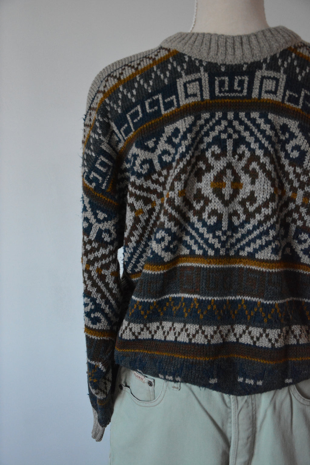 Pull d'hiver grosse maille