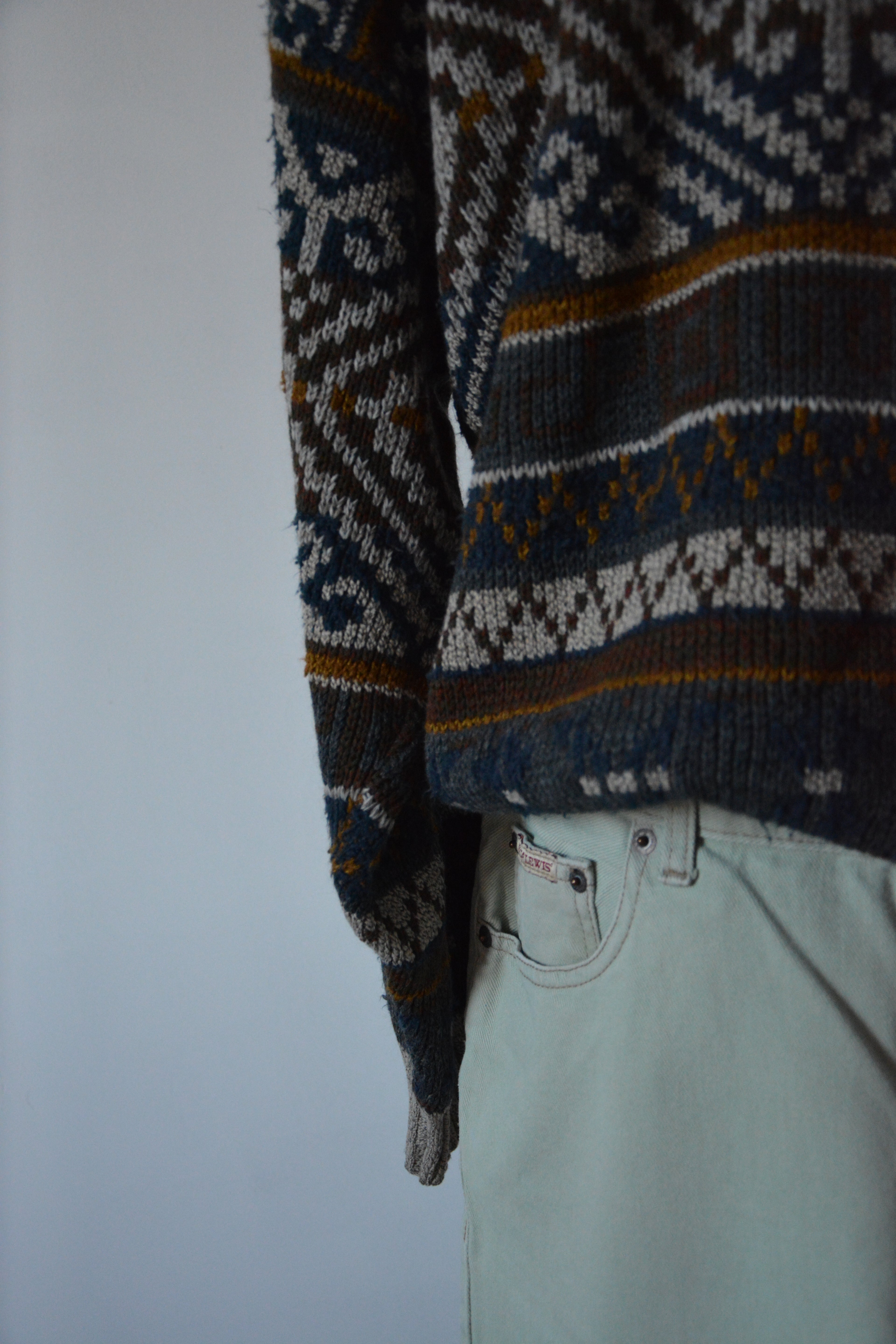 Pull d'hiver grosse maille