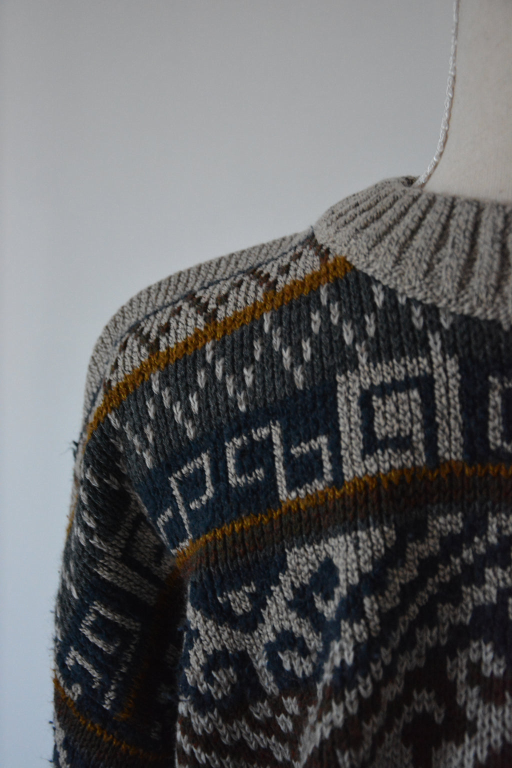 Pull d'hiver grosse maille