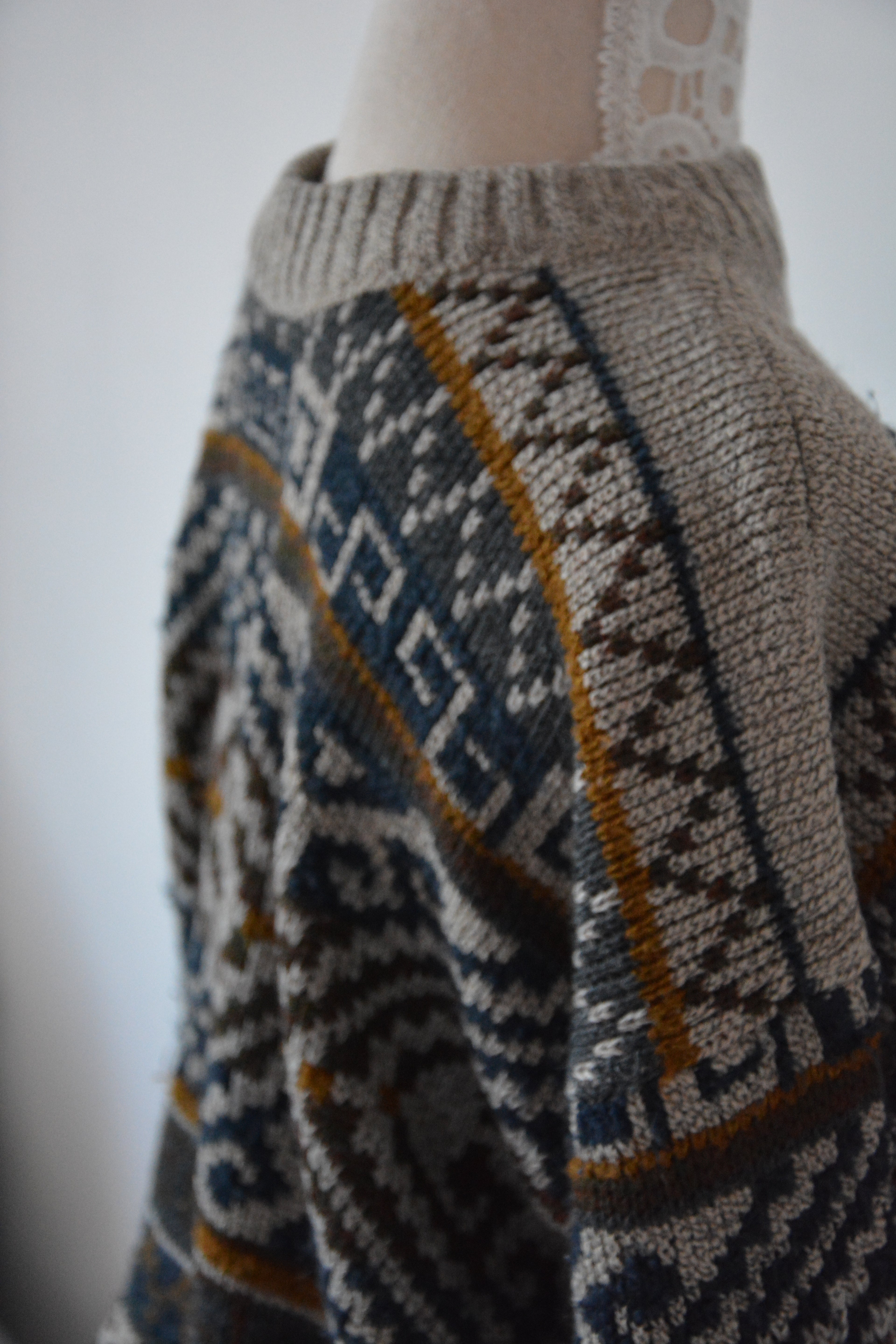 Pull d'hiver grosse maille