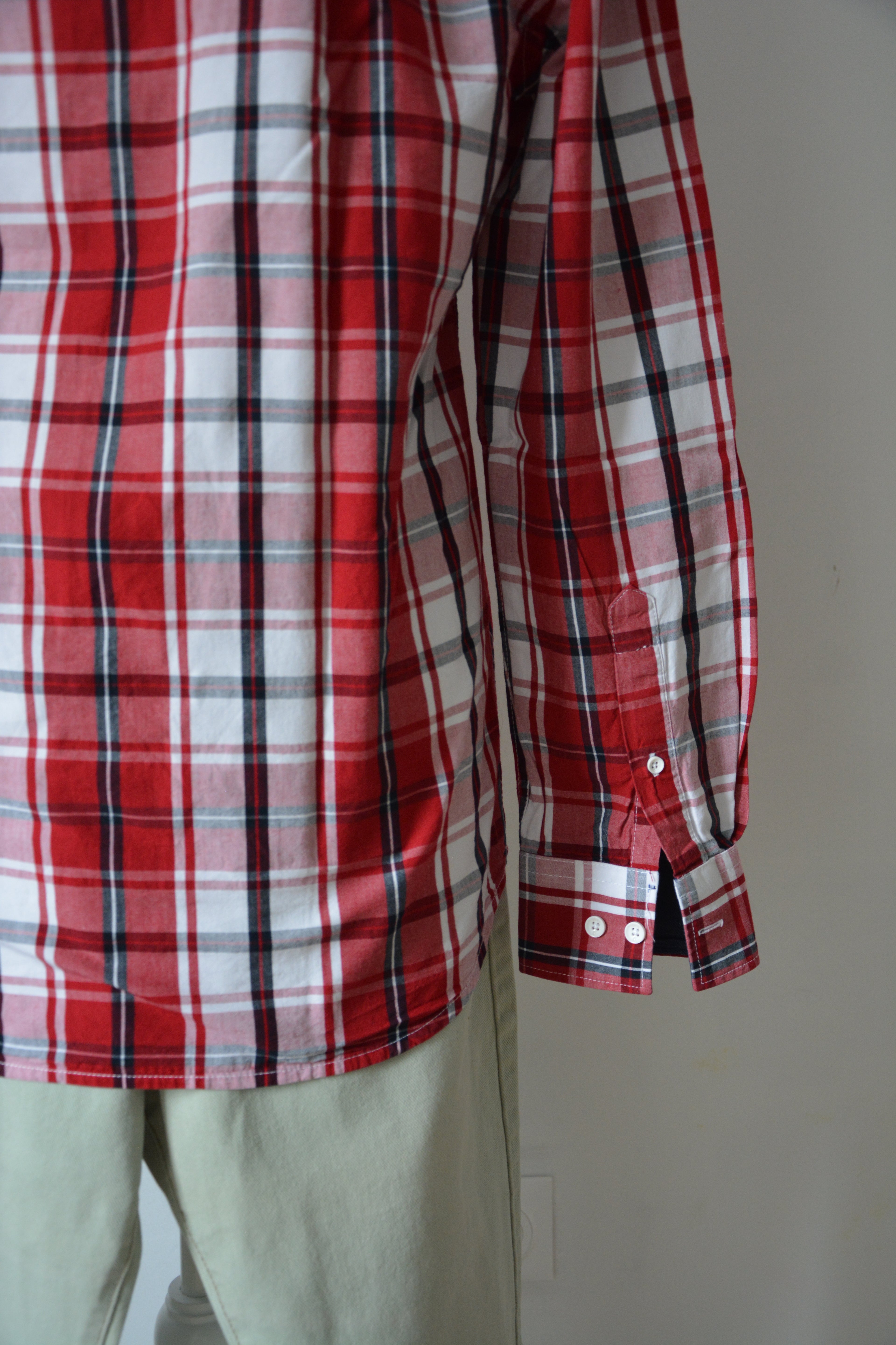 Chemise rouge à carreaux