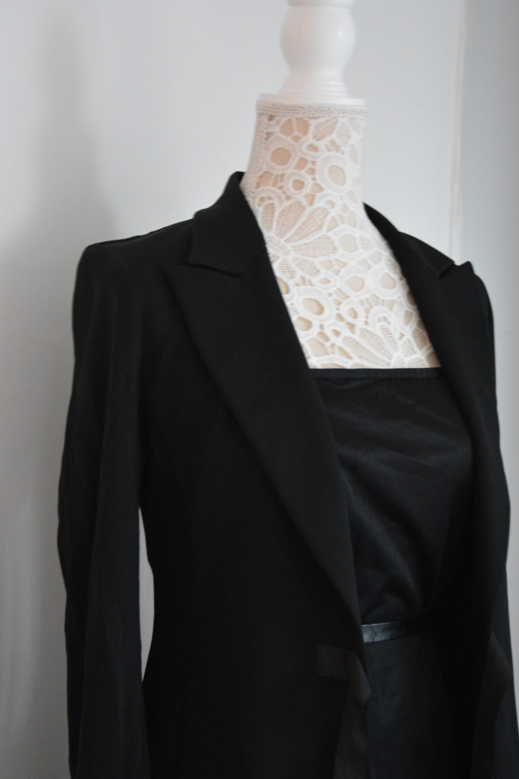 Veste longue noire - Fabriquée en France