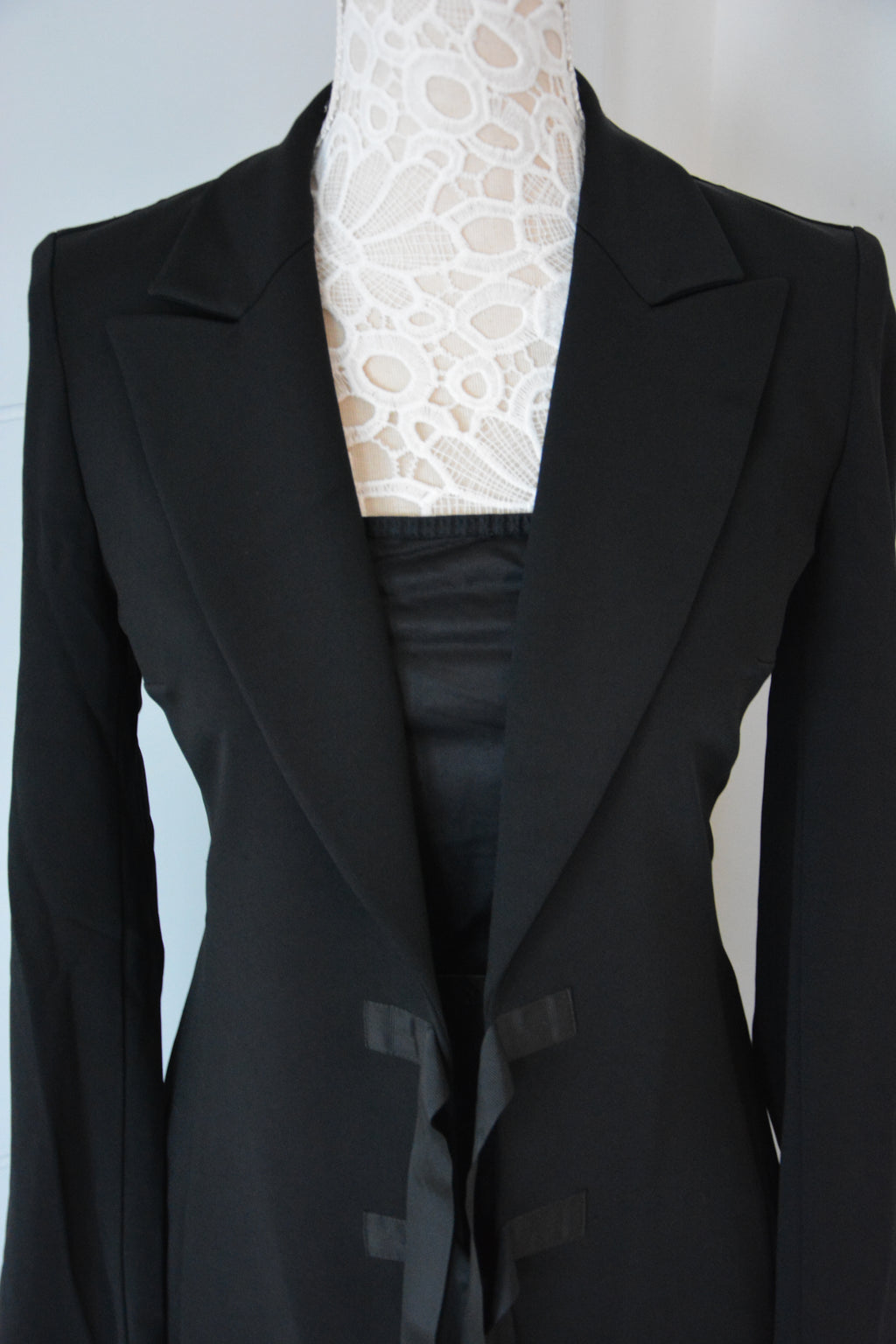 Veste longue noire - Fabriquée en France