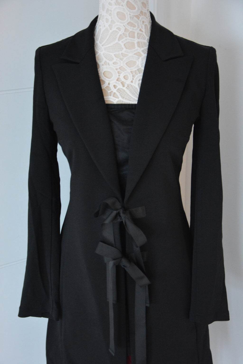 Veste longue noire - Fabriquée en France