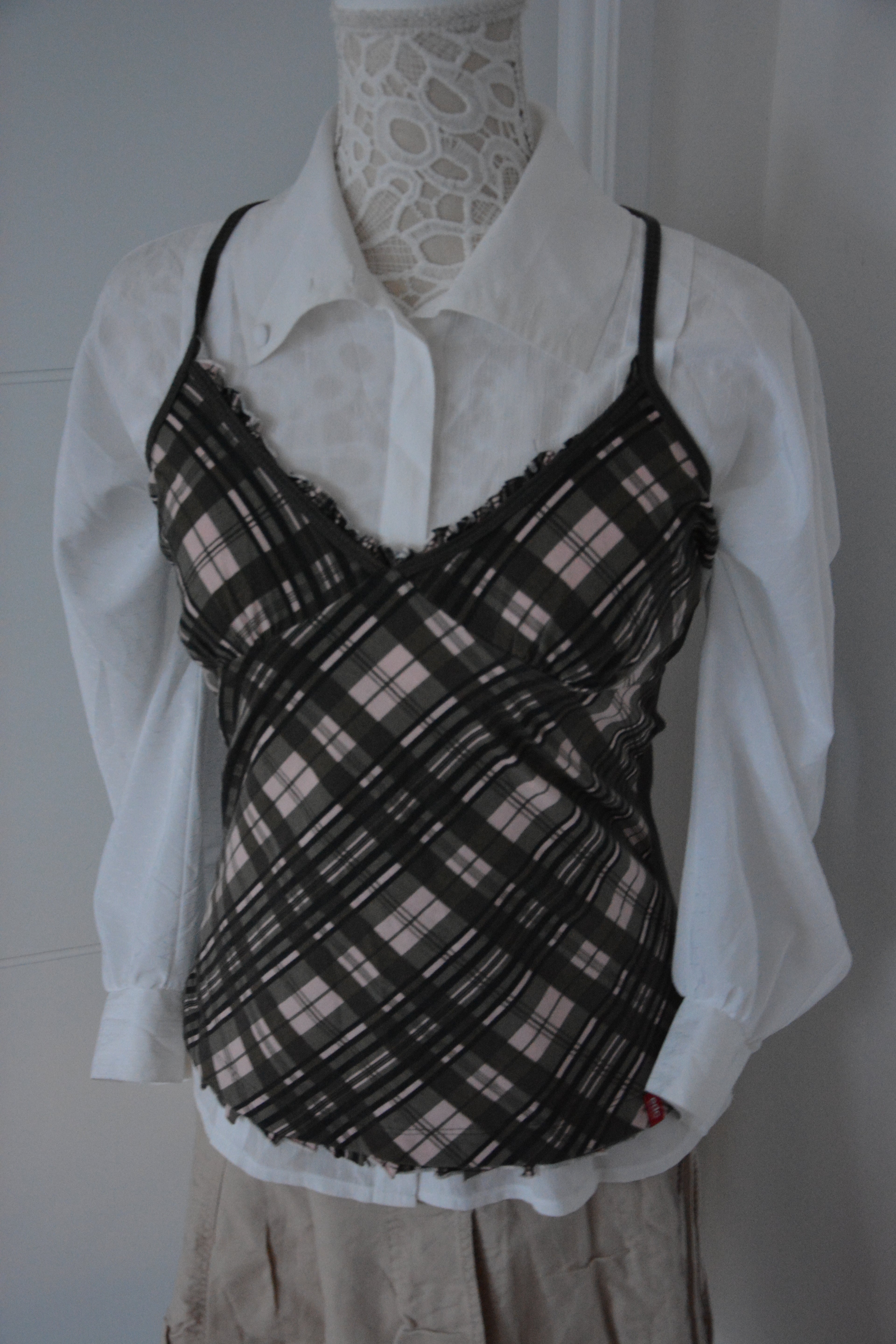 Haut débardeur à rayures