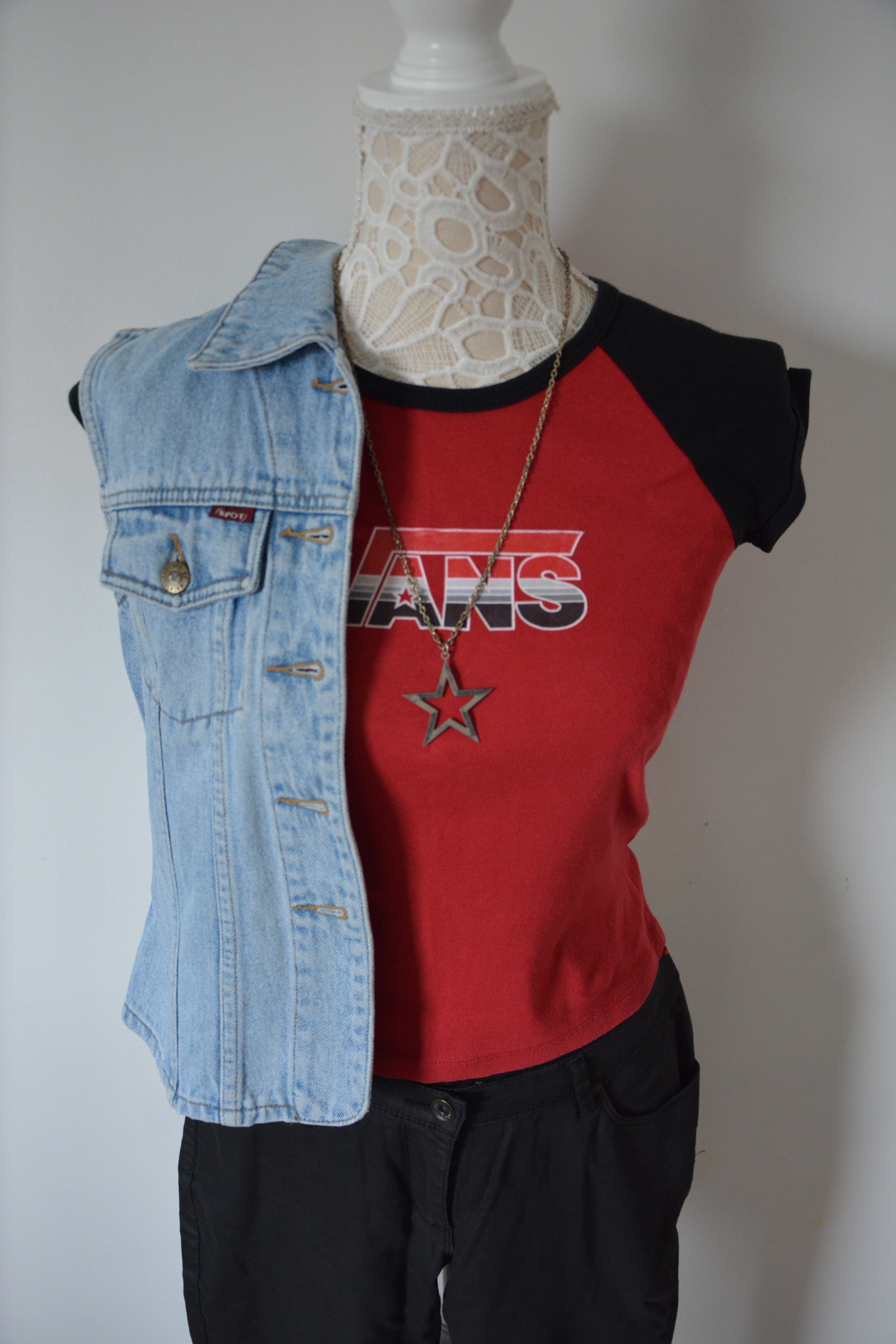 Veste en jean sans manches