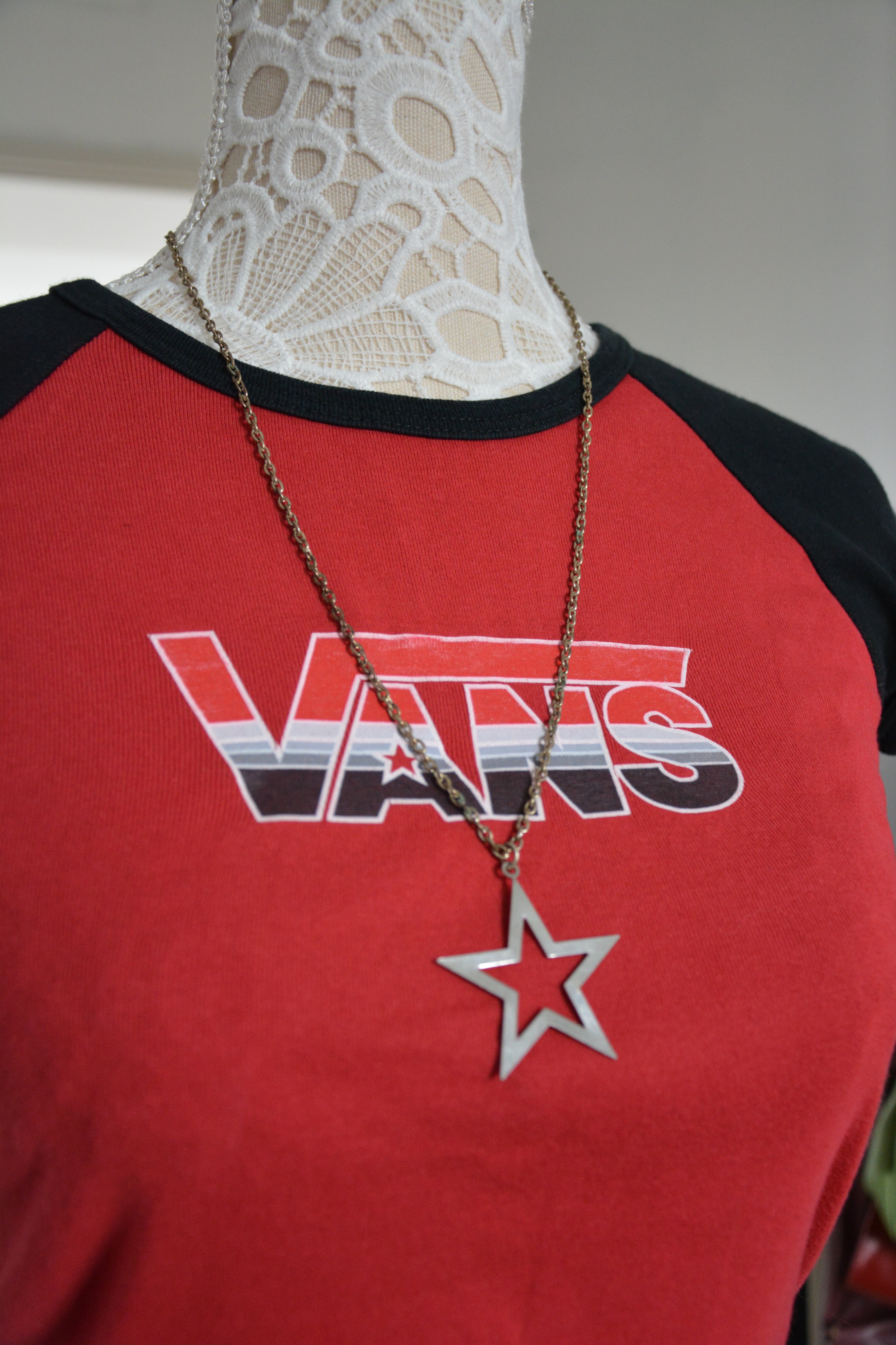 Collier long à pendentif étoile