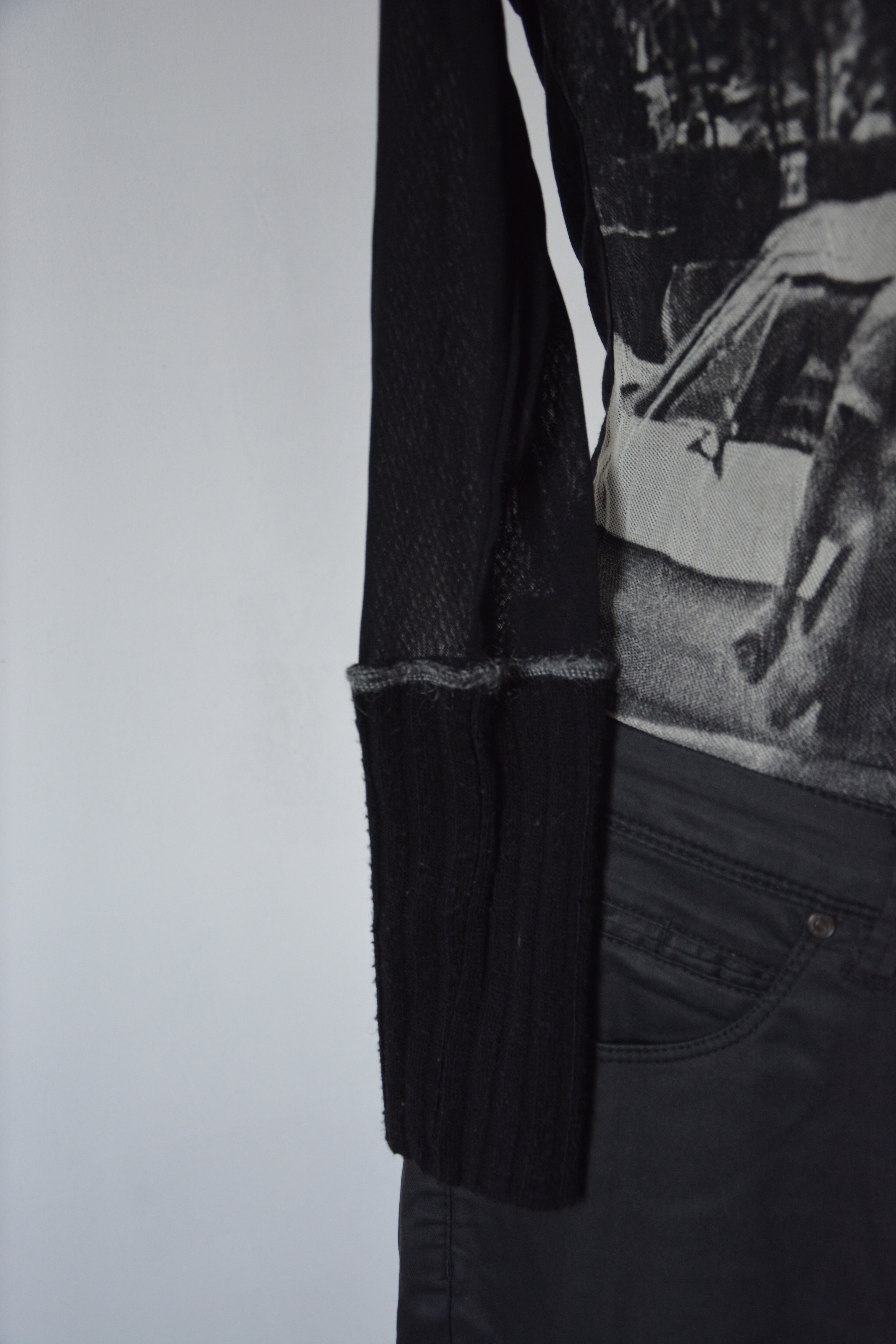 Tshirt mesh à imprimé vintage