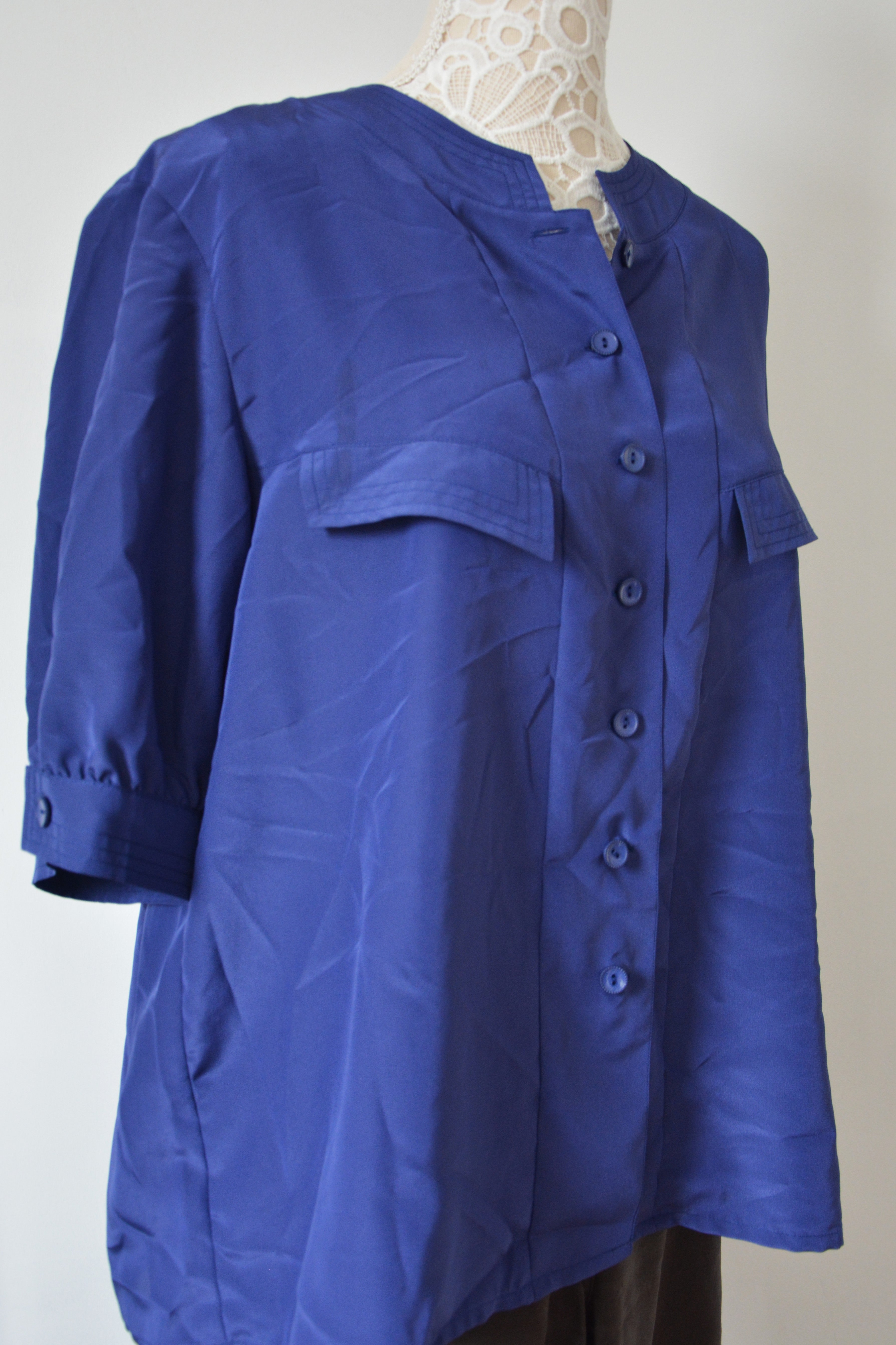 Chemise légère violette - Fabriquée en France