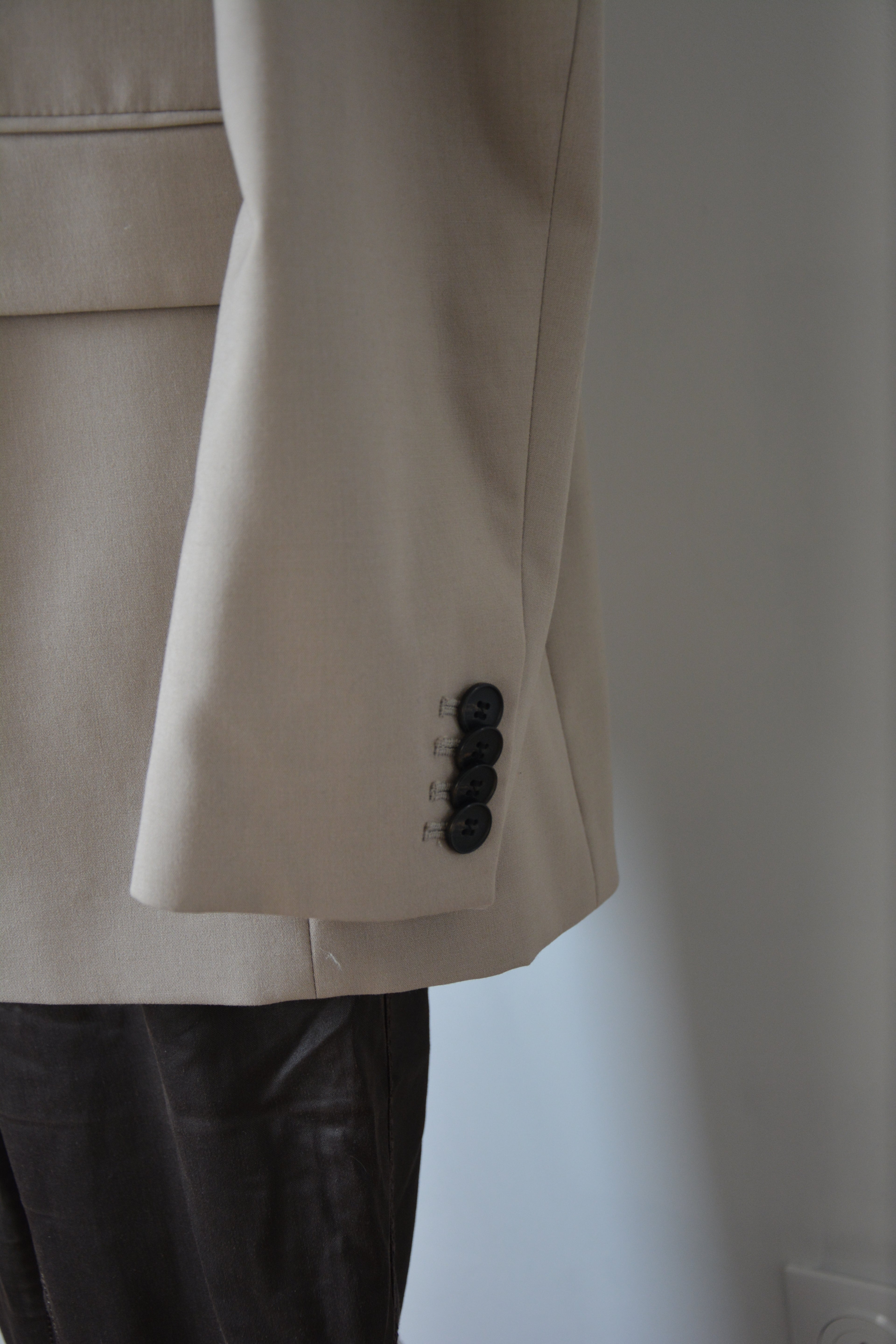 Blazer cintré beige