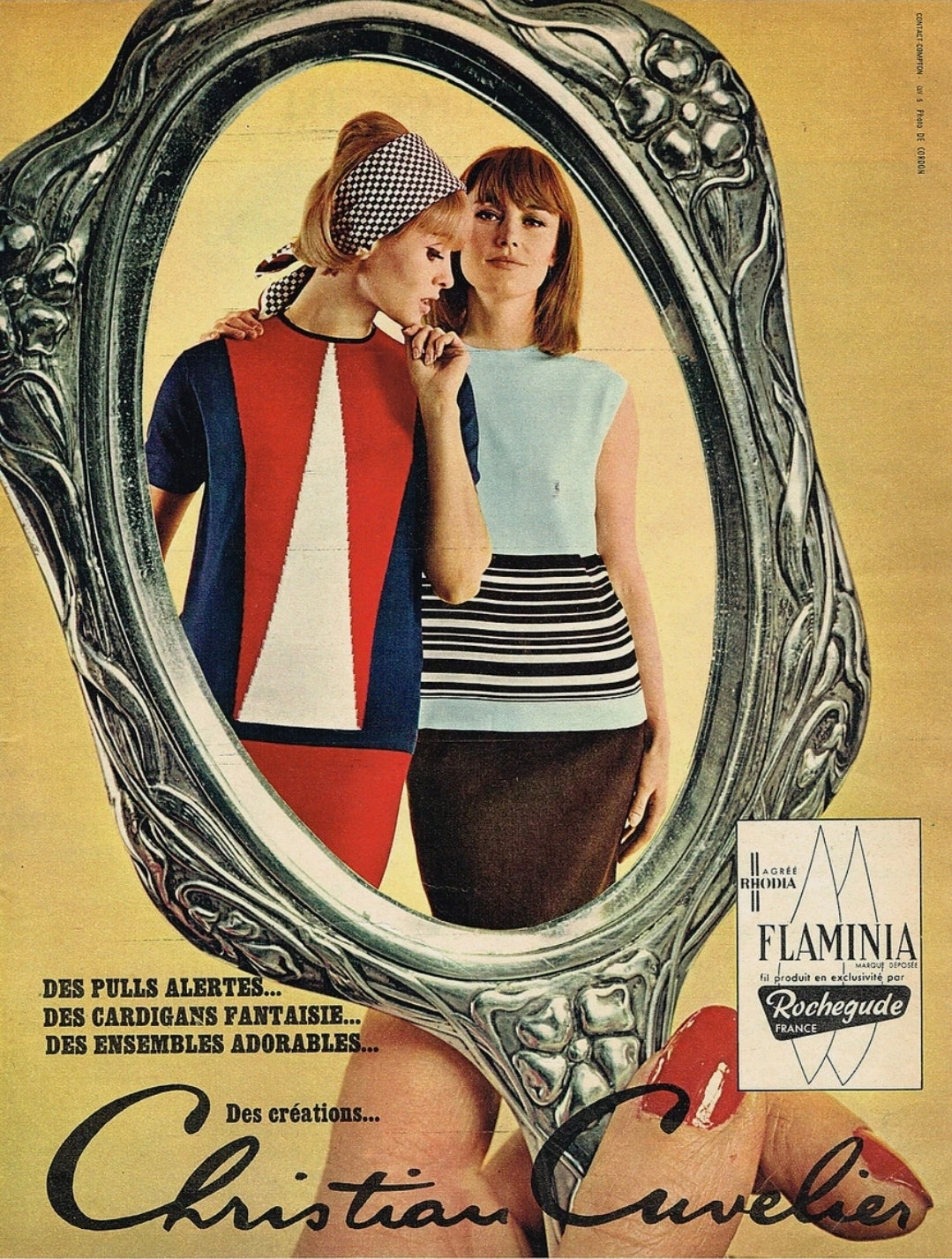 Pull col roulé vert clair - Fabriqué en France