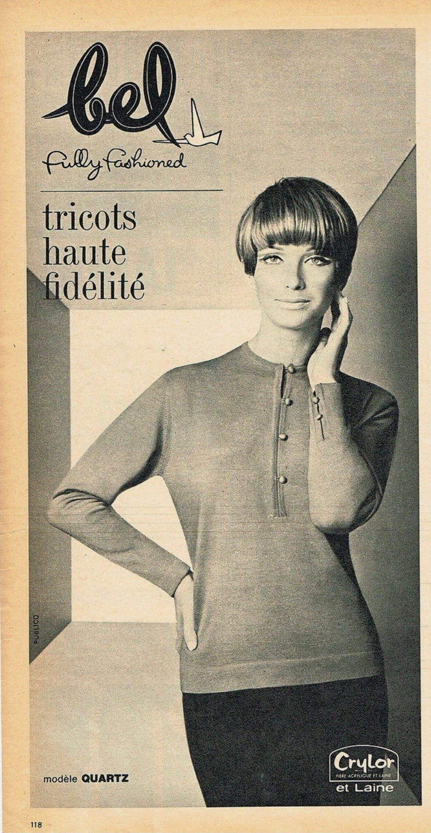 Robe bleue en maille - Fabriquée en France