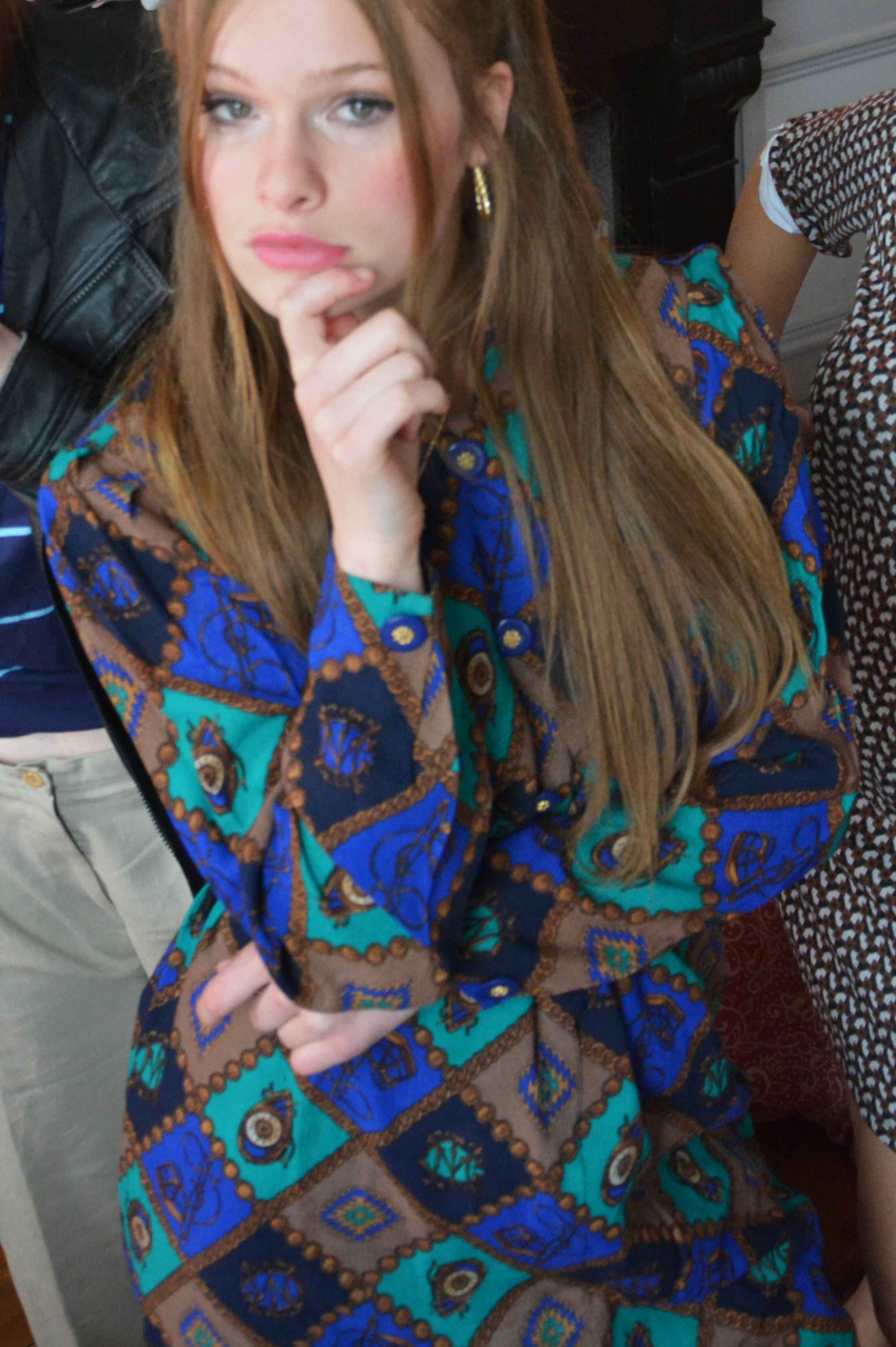 Robe à imprimé vintage | création française