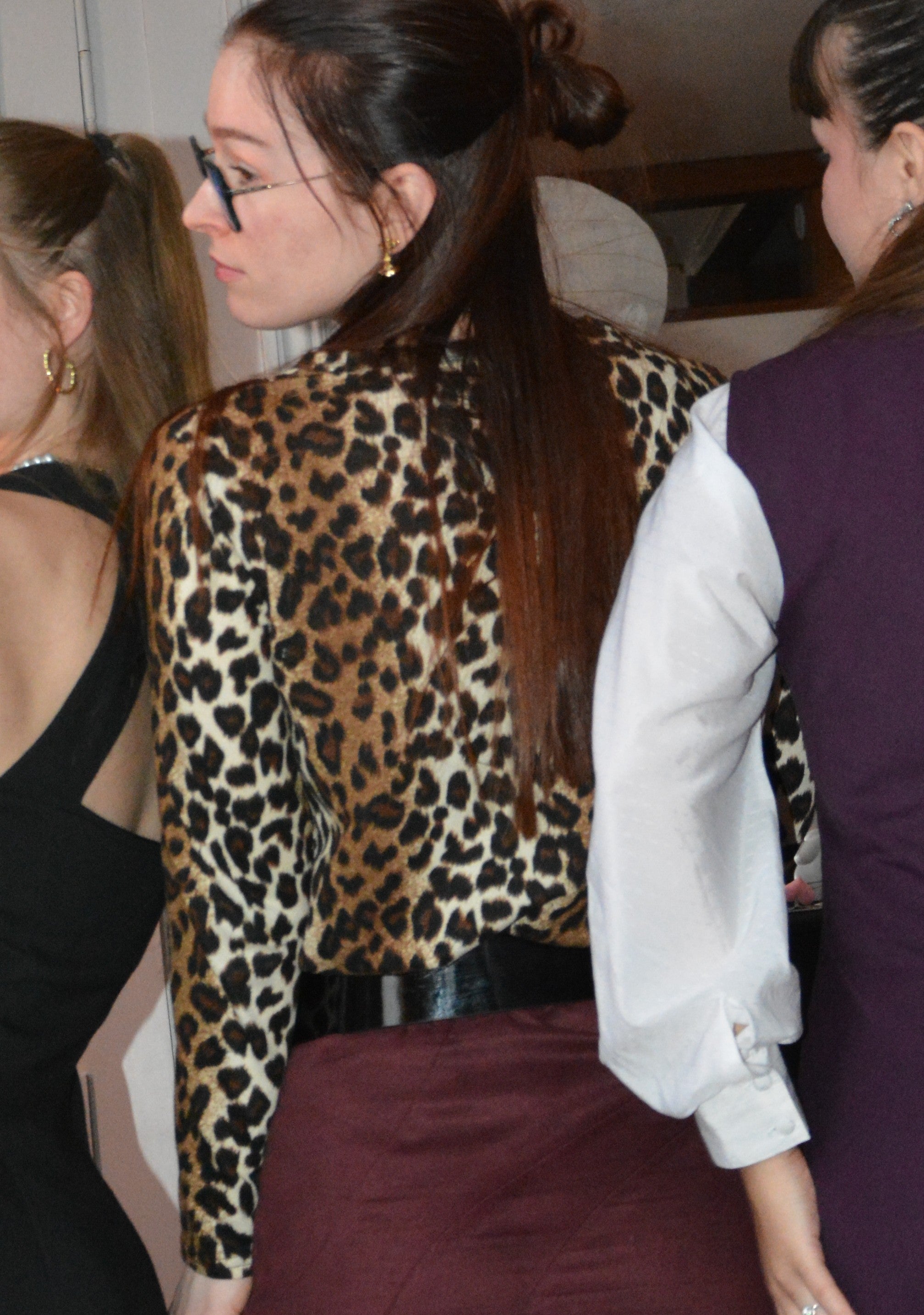 Top manches longues léopard